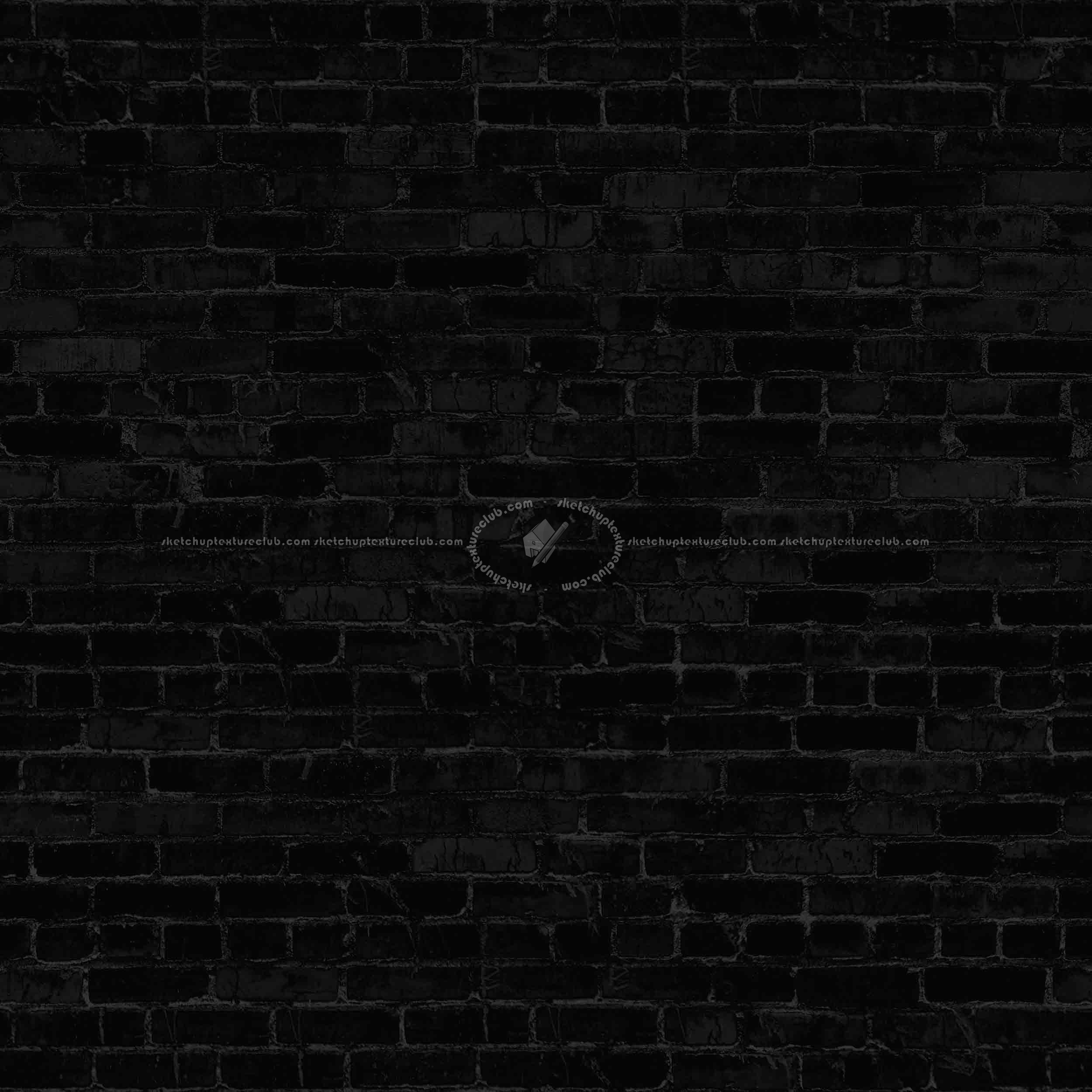 Textures   -   ARCHITECTURE   -   BRICKS   -   Damaged bricks  - Damaged bricks texture seamless 00120 - Specular