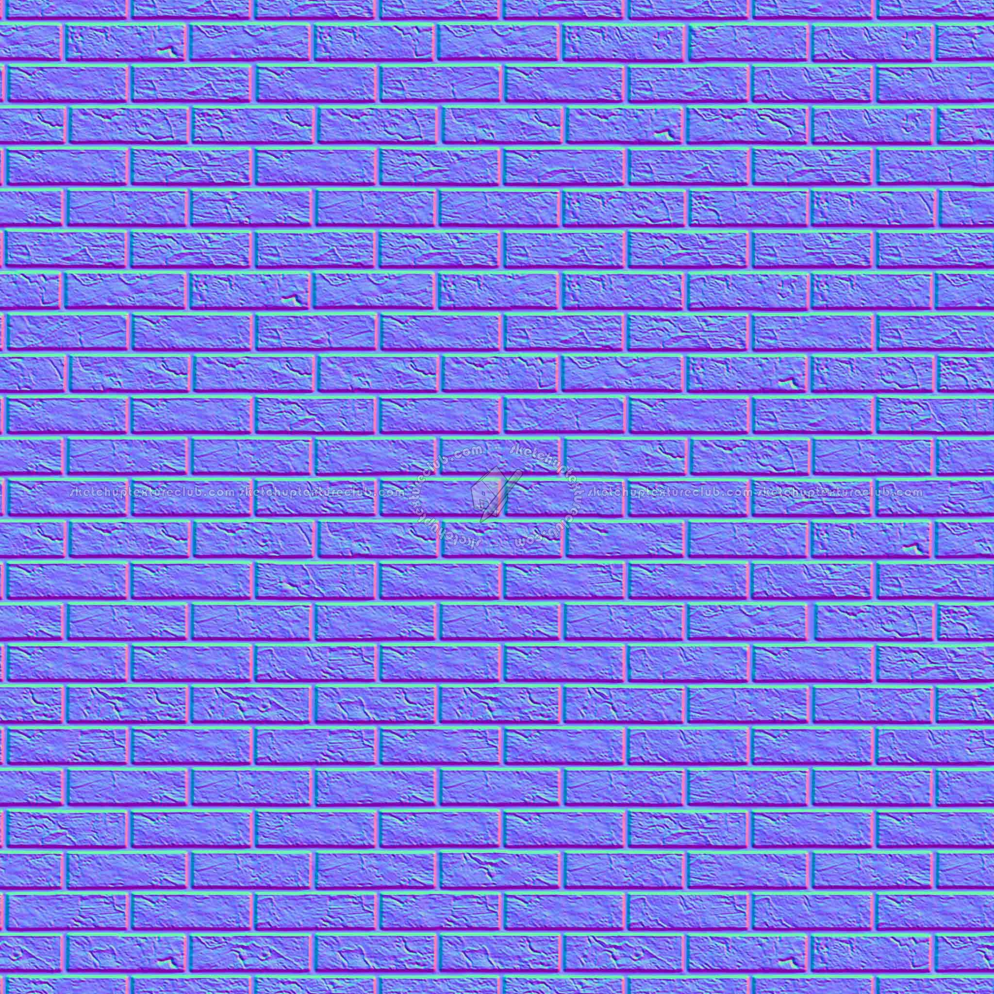 Textures   -   FREE PBR TEXTURES  - Grey wall Bricks PBR texture seamless 21456 - Normal