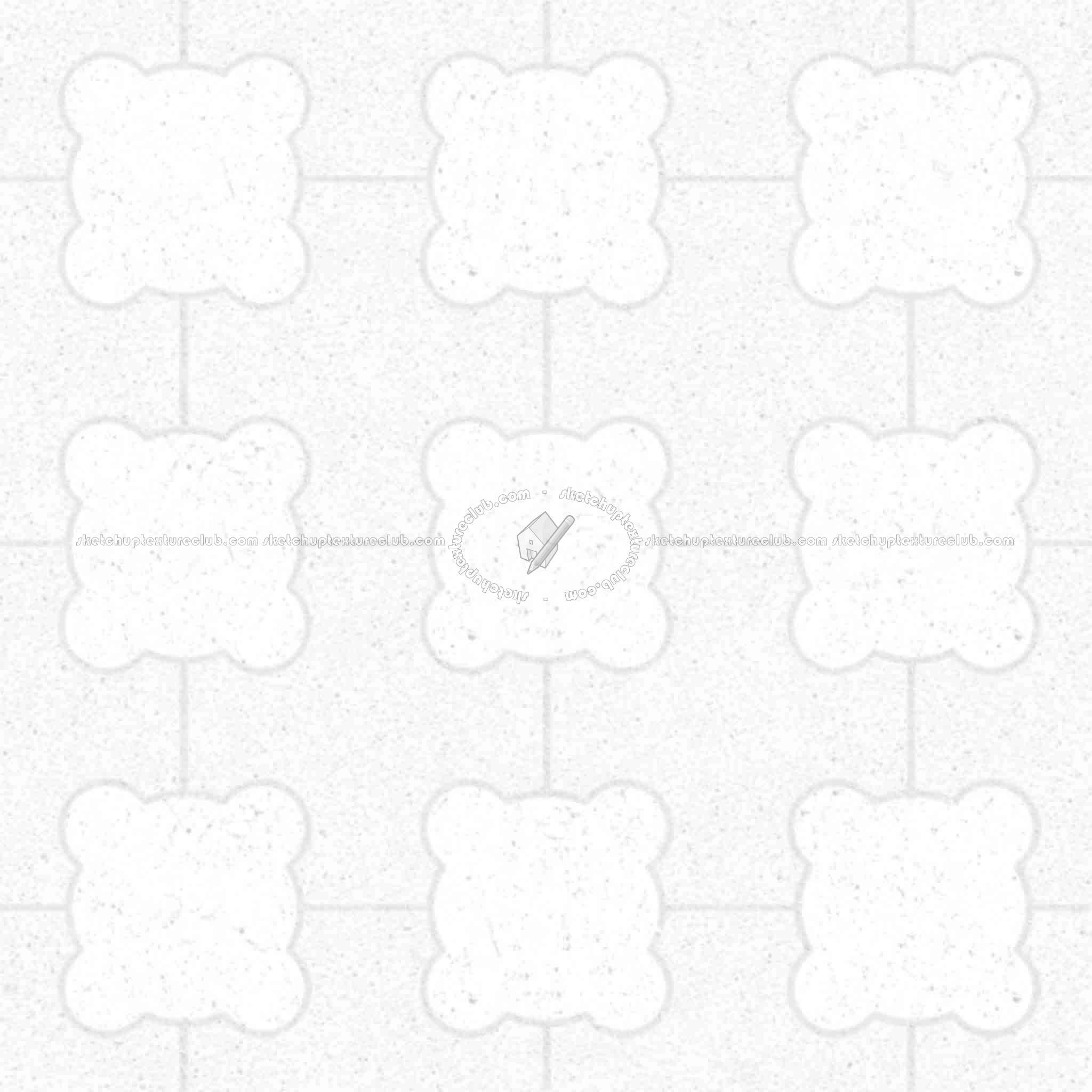 Textures   -   ARCHITECTURE   -   PAVING OUTDOOR   -   Concrete   -   Blocks mixed  - Paving concrete mixed size texture seamless 05580 - Ambient occlusion