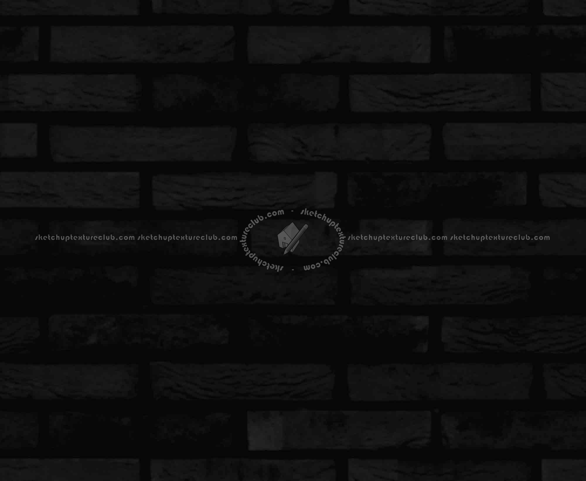 Textures   -   ARCHITECTURE   -   BRICKS   -   Facing Bricks   -   Rustic  - Rustic bricks texture seamless 00192 - Specular