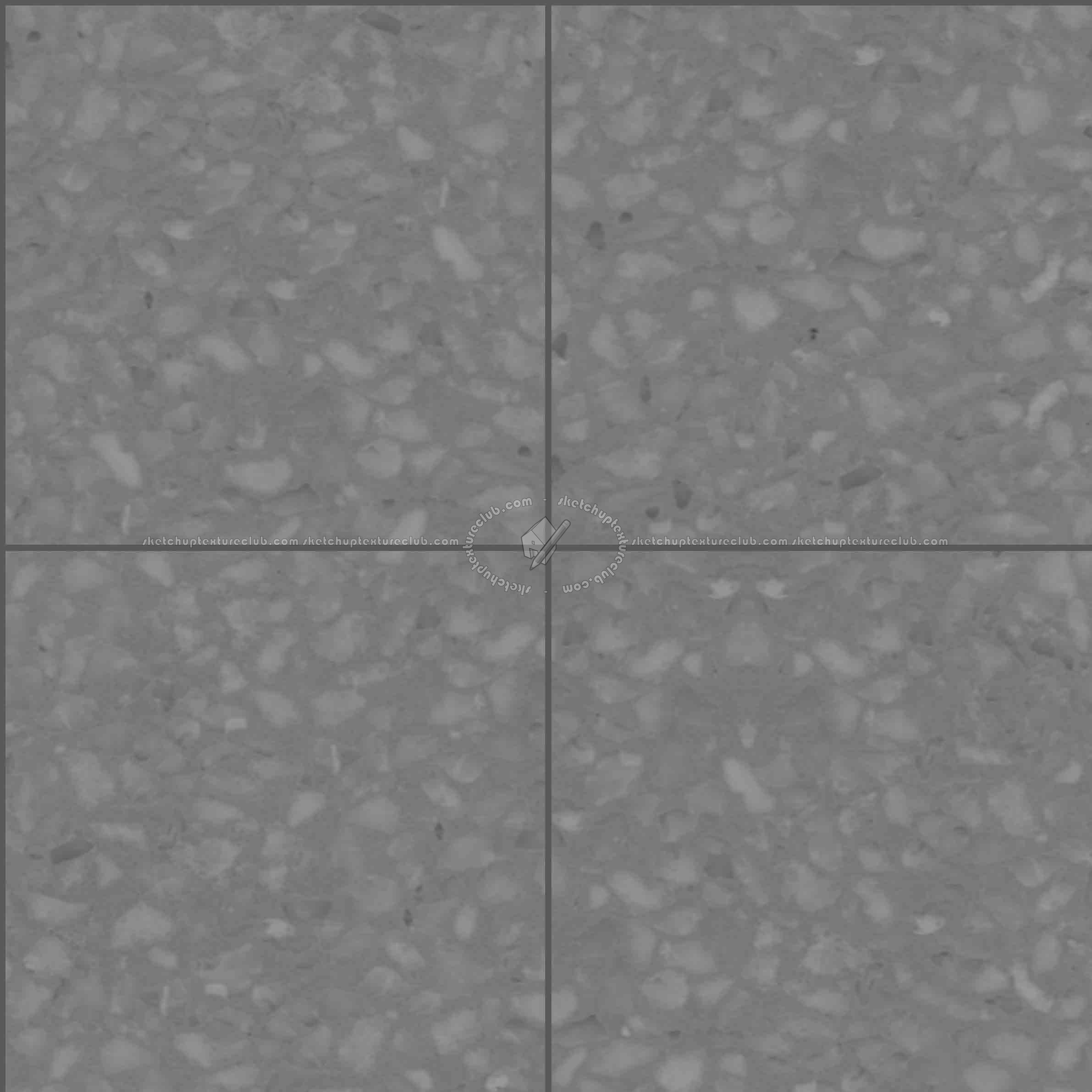 Textures   -   ARCHITECTURE   -   TILES INTERIOR   -   Terrazzo  - terrazzo floor tile PBR texture seamless 21502 - Displacement