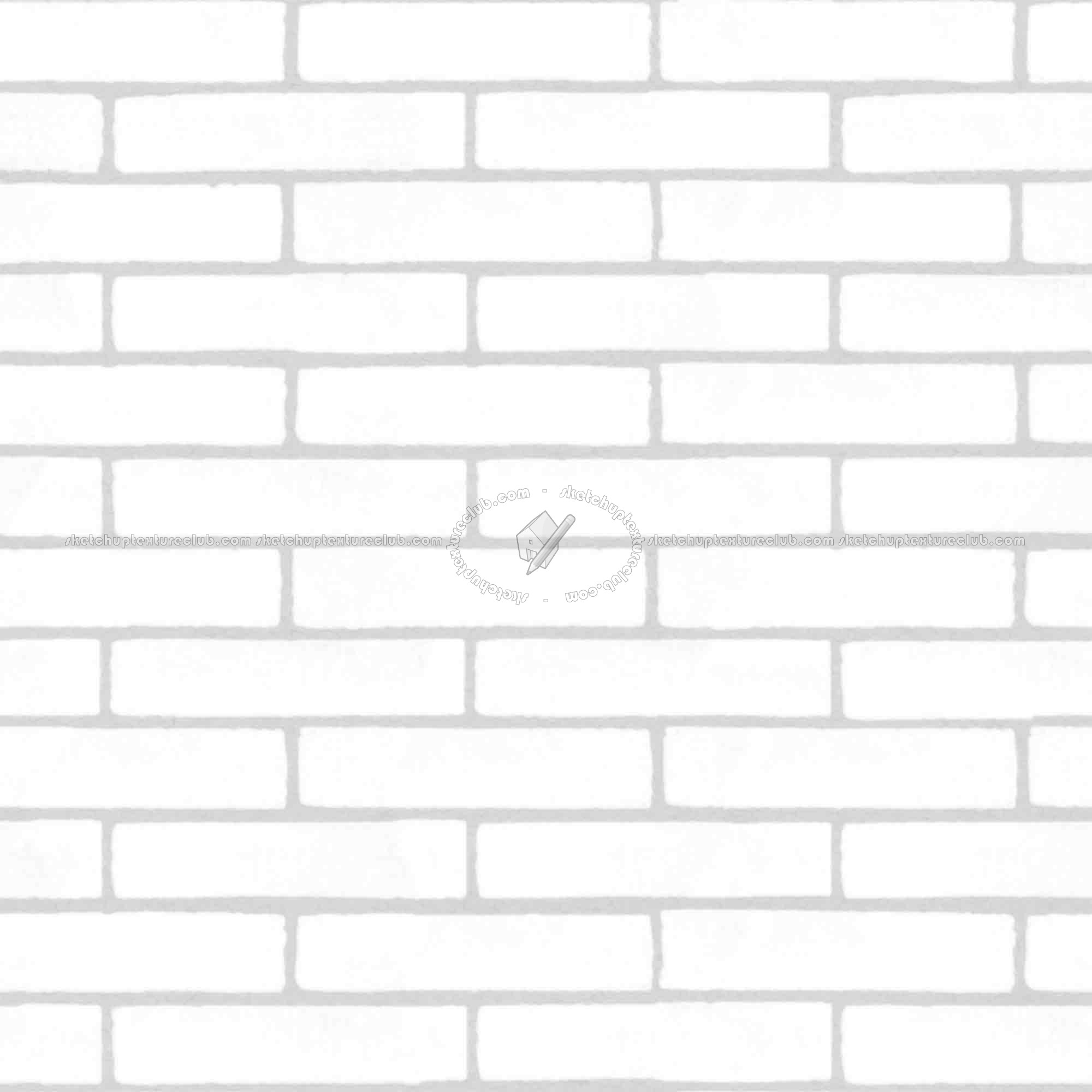 Textures   -   ARCHITECTURE   -   BRICKS   -   White Bricks  - White bricks texture seamless 00508 - Ambient occlusion
