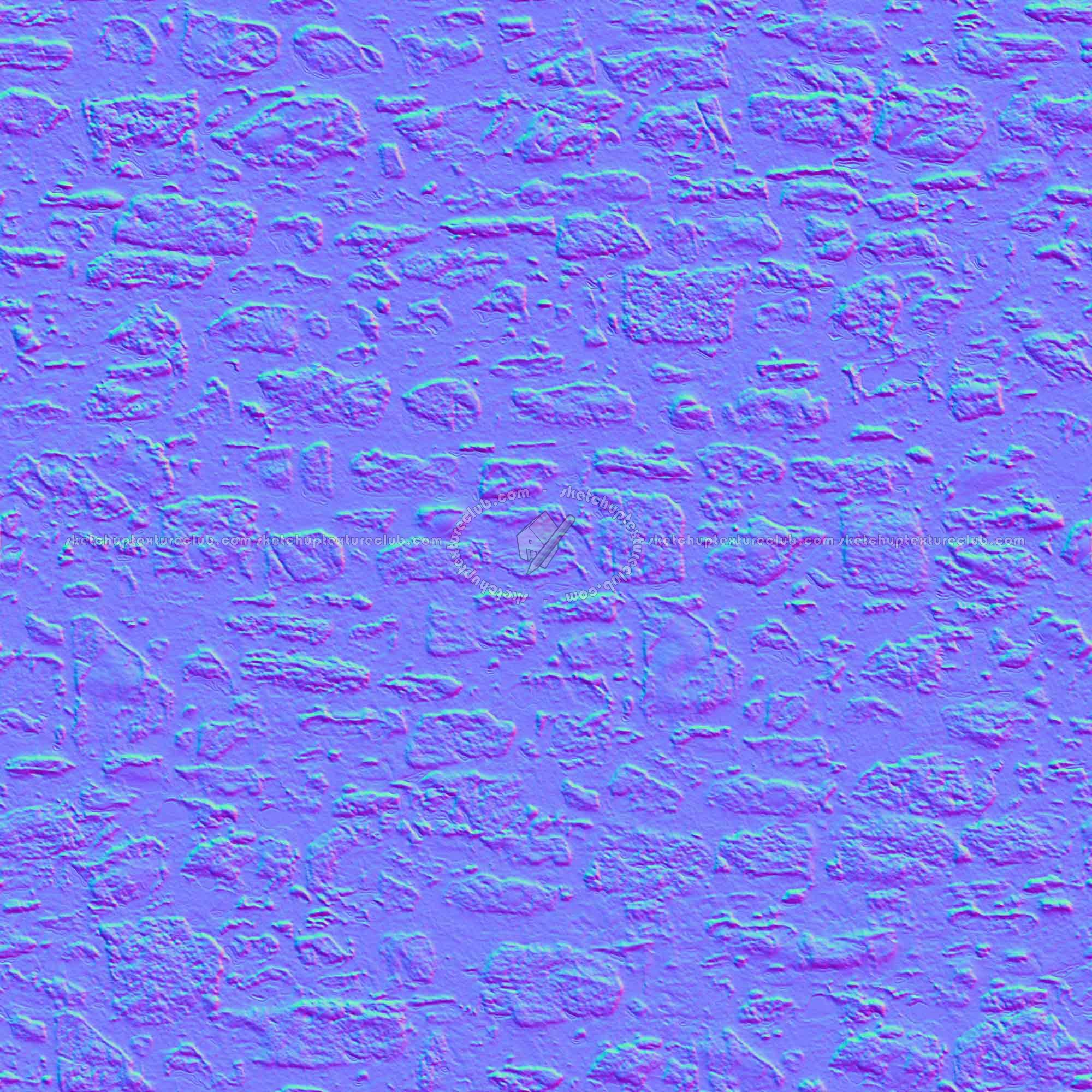 Textures   -   ARCHITECTURE   -   STONES WALLS   -   Stone walls  - Old wall stone texture seamless 08578 - Normal