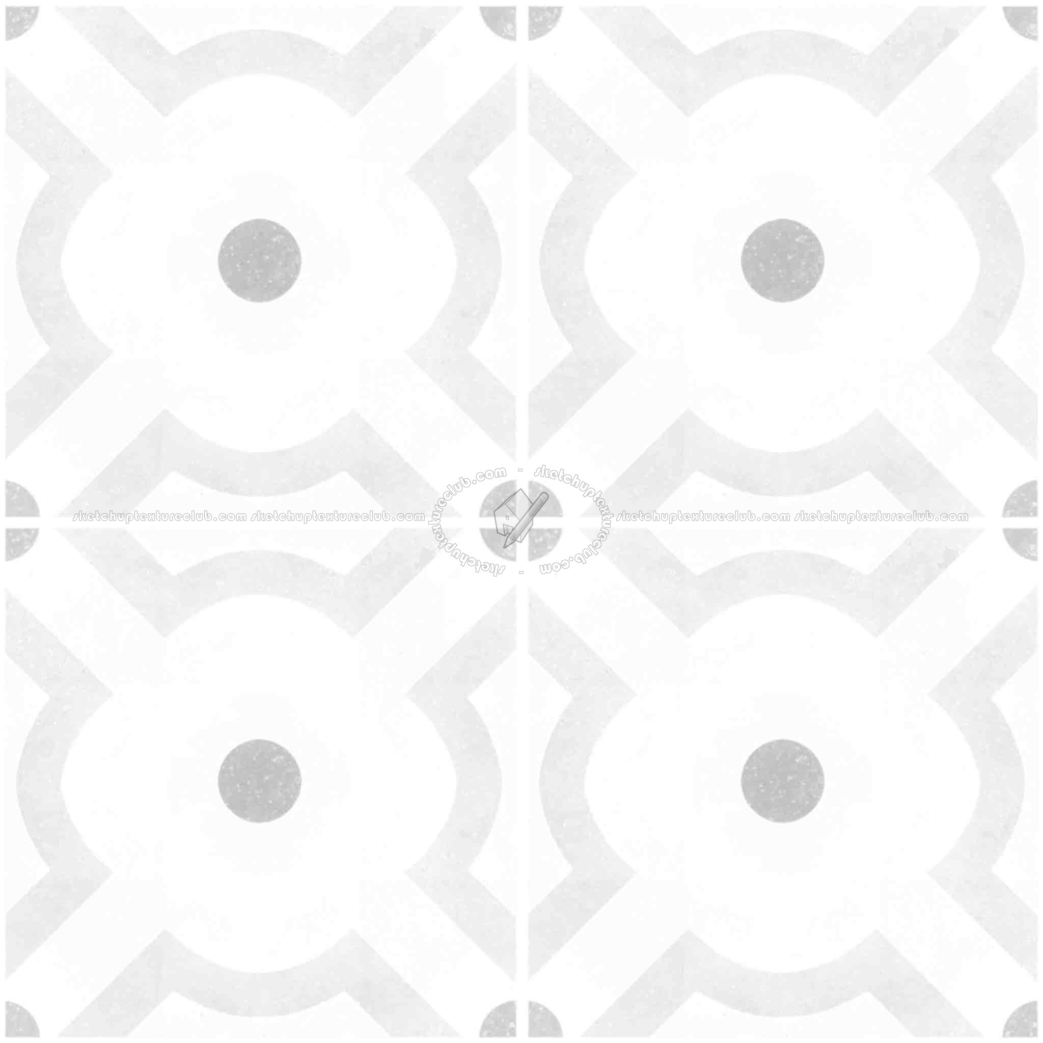 Textures   -   ARCHITECTURE   -   TILES INTERIOR   -   Ornate tiles   -   Geometric patterns  - Ceramic geometric tiles PBR texture seamless 21932 - Ambient occlusion