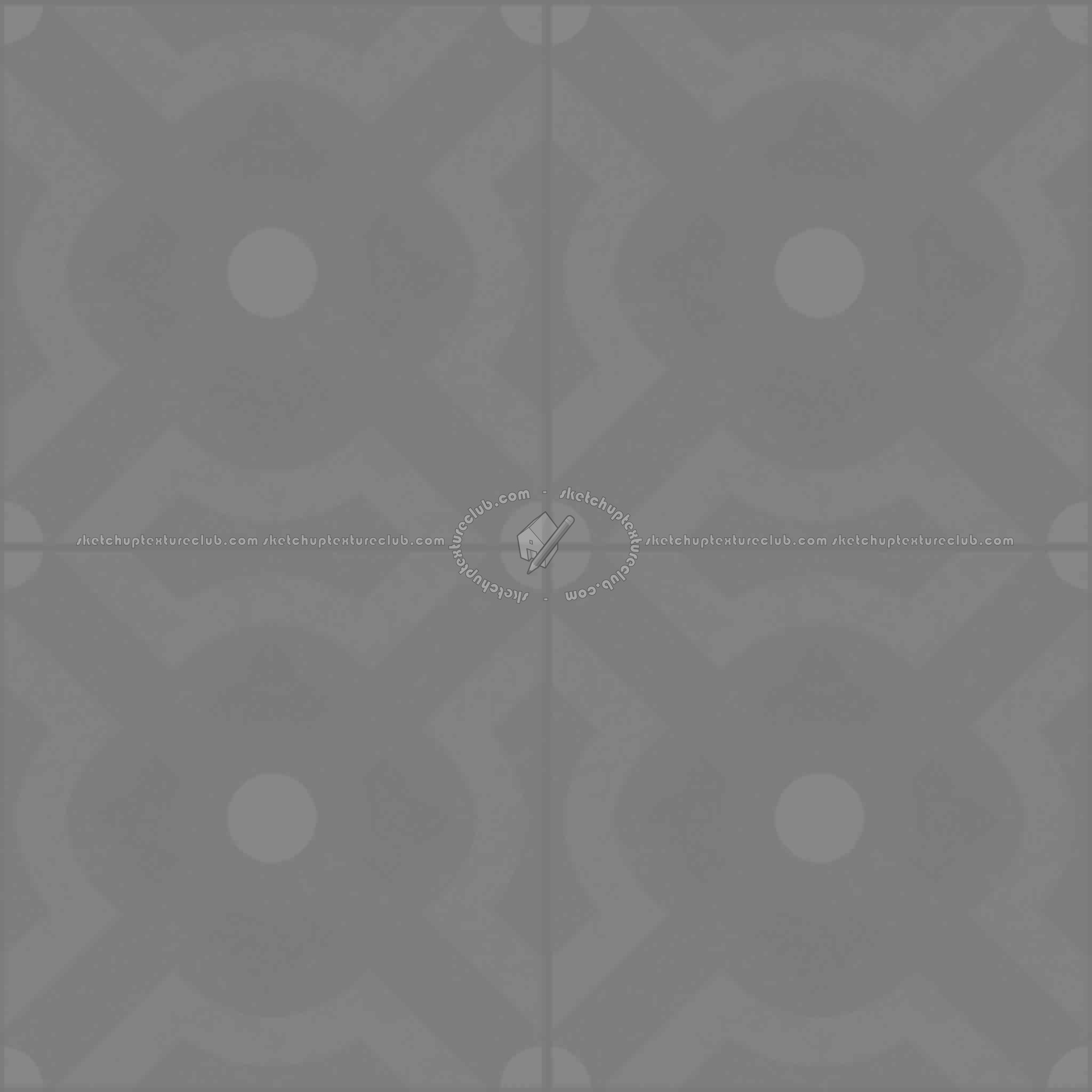 Textures   -   ARCHITECTURE   -   TILES INTERIOR   -   Ornate tiles   -   Geometric patterns  - Ceramic geometric tiles PBR texture seamless 21932 - Displacement