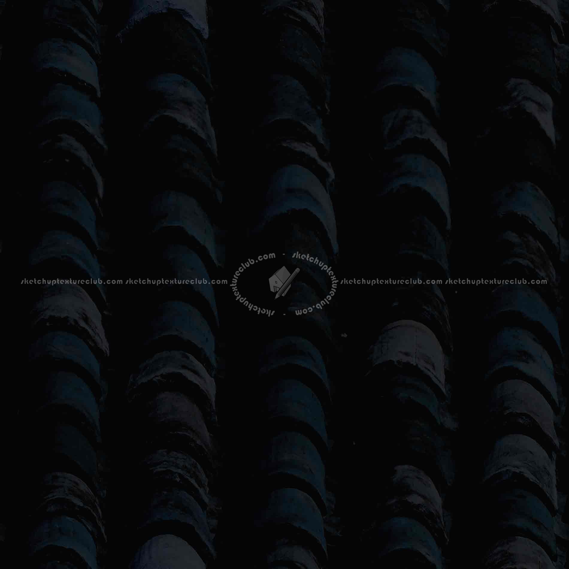 Textures   -   ARCHITECTURE   -   ROOFINGS   -   Clay roofs  - Clay roof texture seamless 19569 - Specular