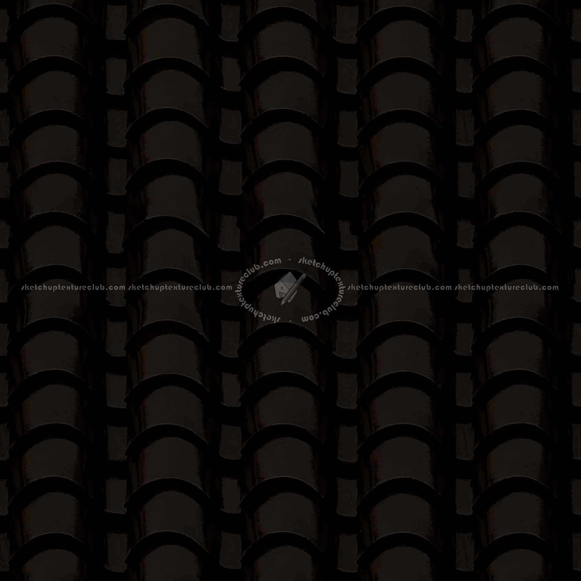 Textures   -   ARCHITECTURE   -   ROOFINGS   -   Clay roofs  - Clay roof texture seamless 19571 - Specular