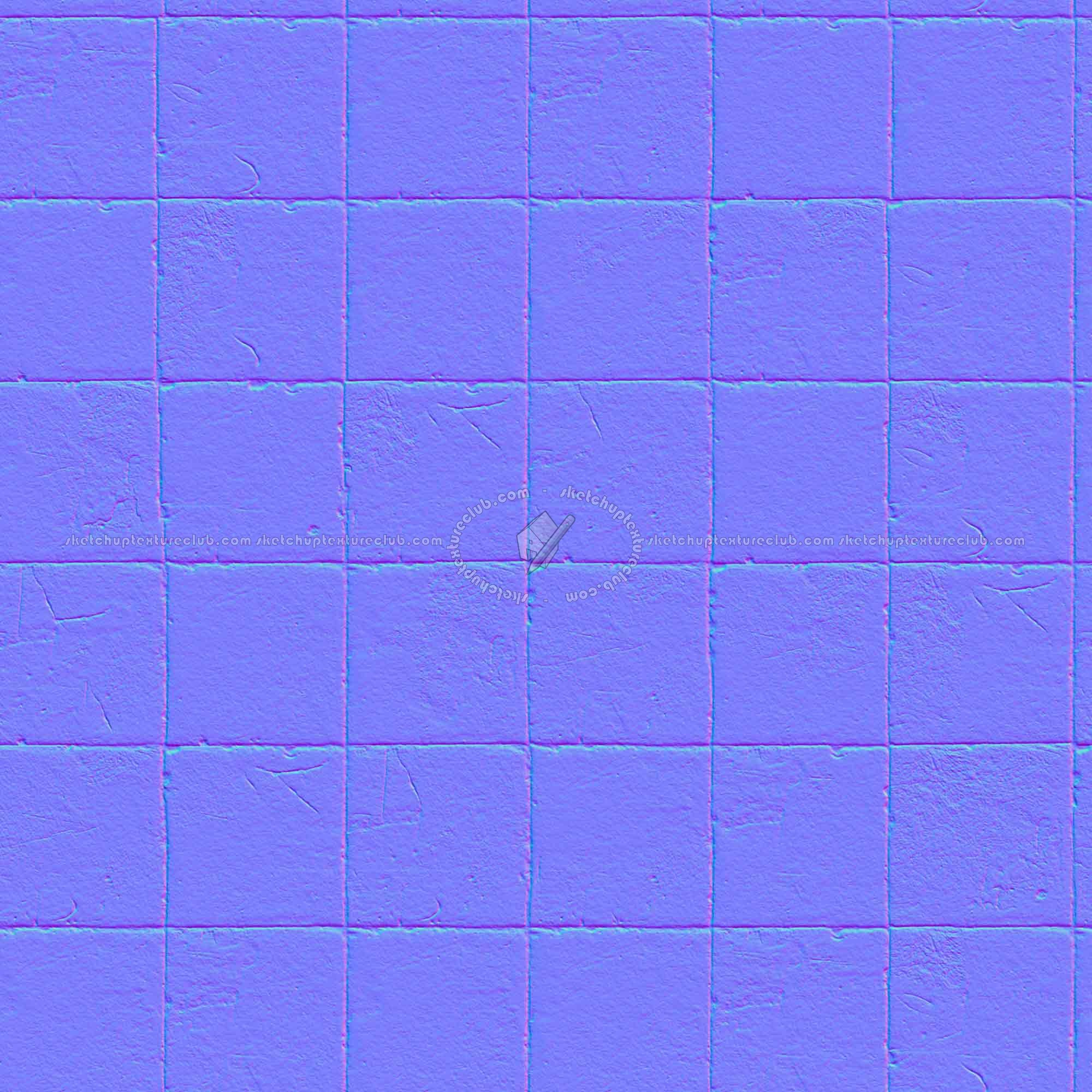 Textures   -   ARCHITECTURE   -   PAVING OUTDOOR   -   Pavers stone   -   Blocks regular  - Dirt paver stone regular blocks texture seamless 17019 - Normal