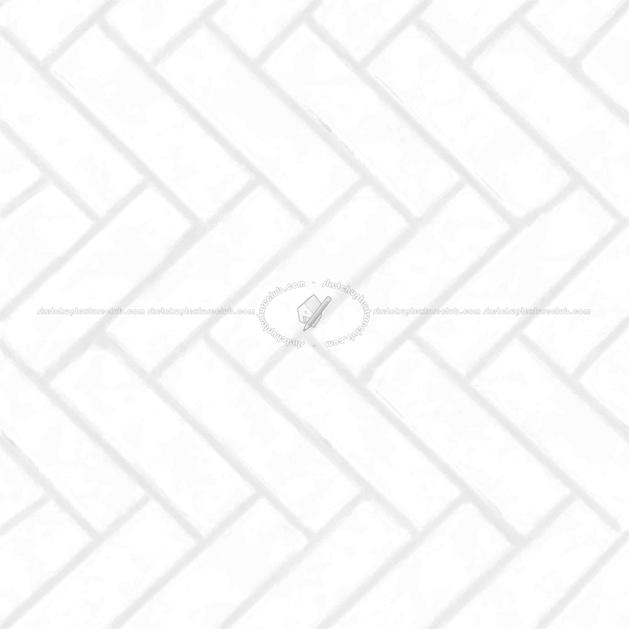 Textures   -   ARCHITECTURE   -   PAVING OUTDOOR   -   Concrete   -   Herringbone  - Concrete paving herringbone outdoor texture seamless 05794 - Ambient occlusion