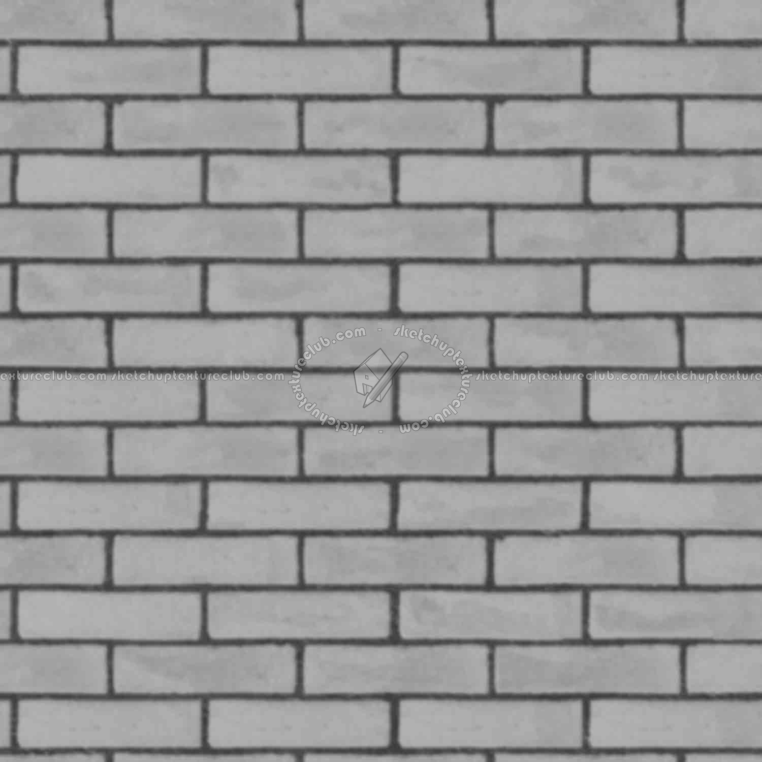 Textures   -   ARCHITECTURE   -   BRICKS   -   Facing Bricks   -   Smooth  - Facing smooth bricks texture seamless 00251 - Displacement