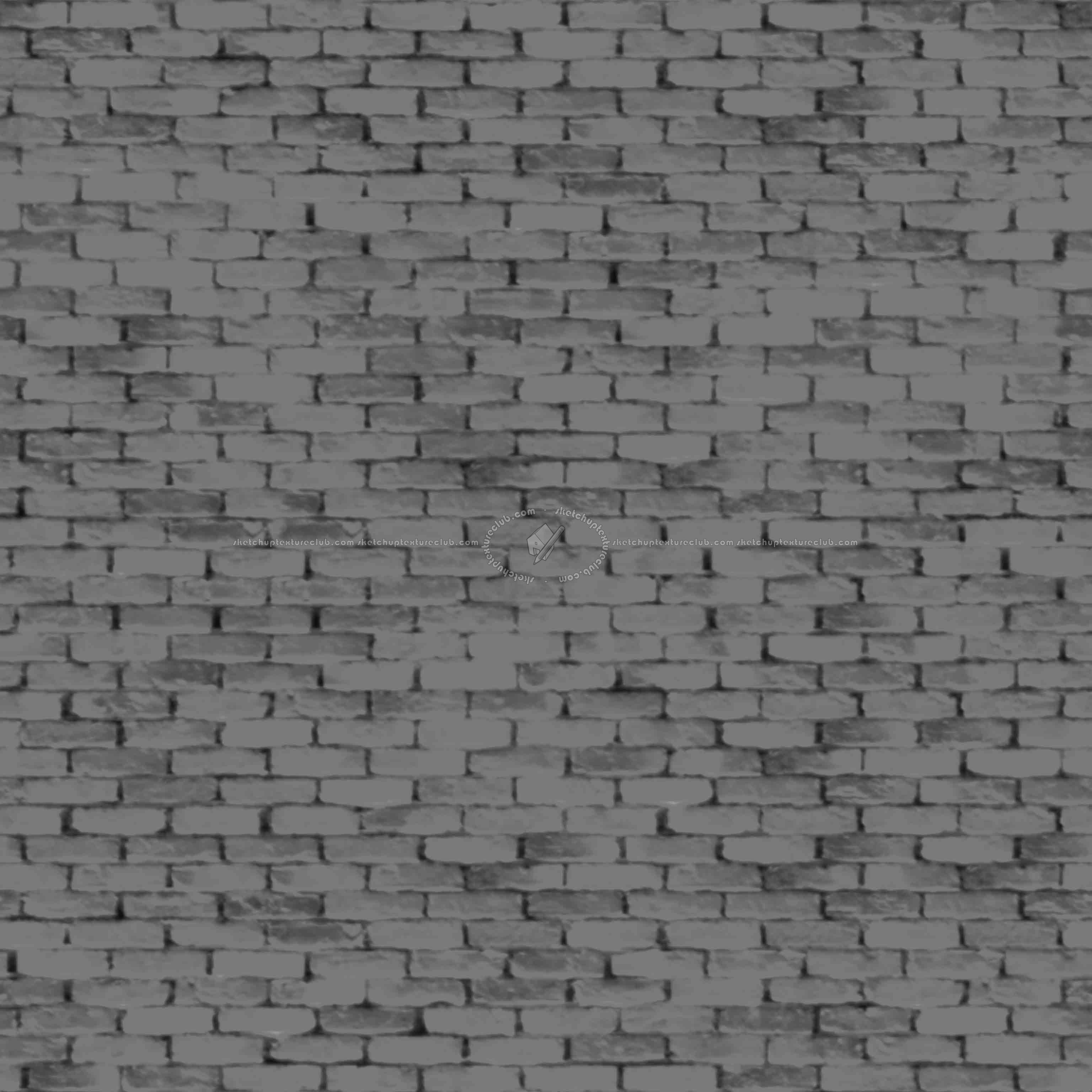 Textures   -   ARCHITECTURE   -   BRICKS   -   Old bricks  - Old bricks texture seamless 00336 - Displacement