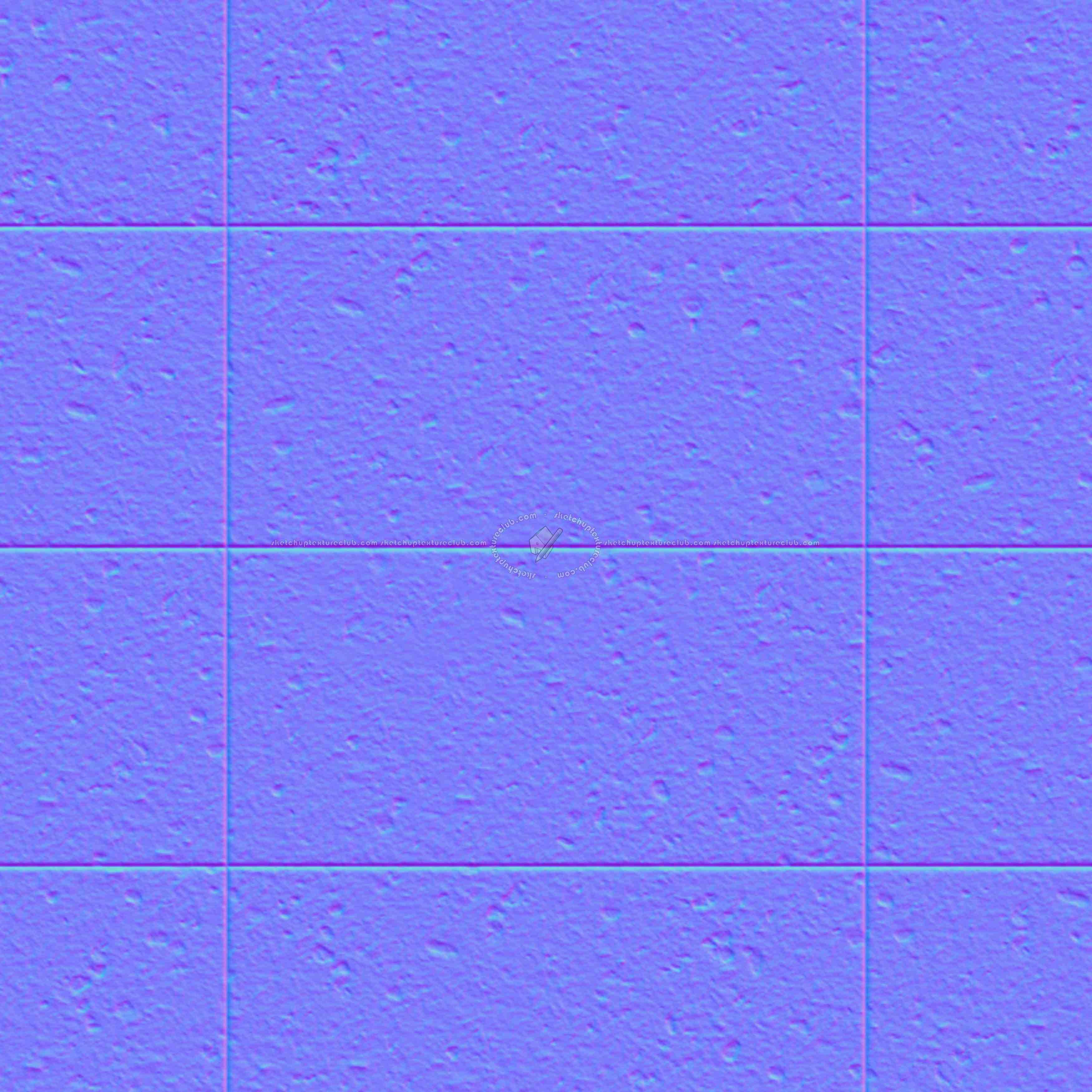 Textures   -   ARCHITECTURE   -   TILES INTERIOR   -   Stone tiles  - Rectangular stone tile cm 40x100 texture seamless 15960 - Normal