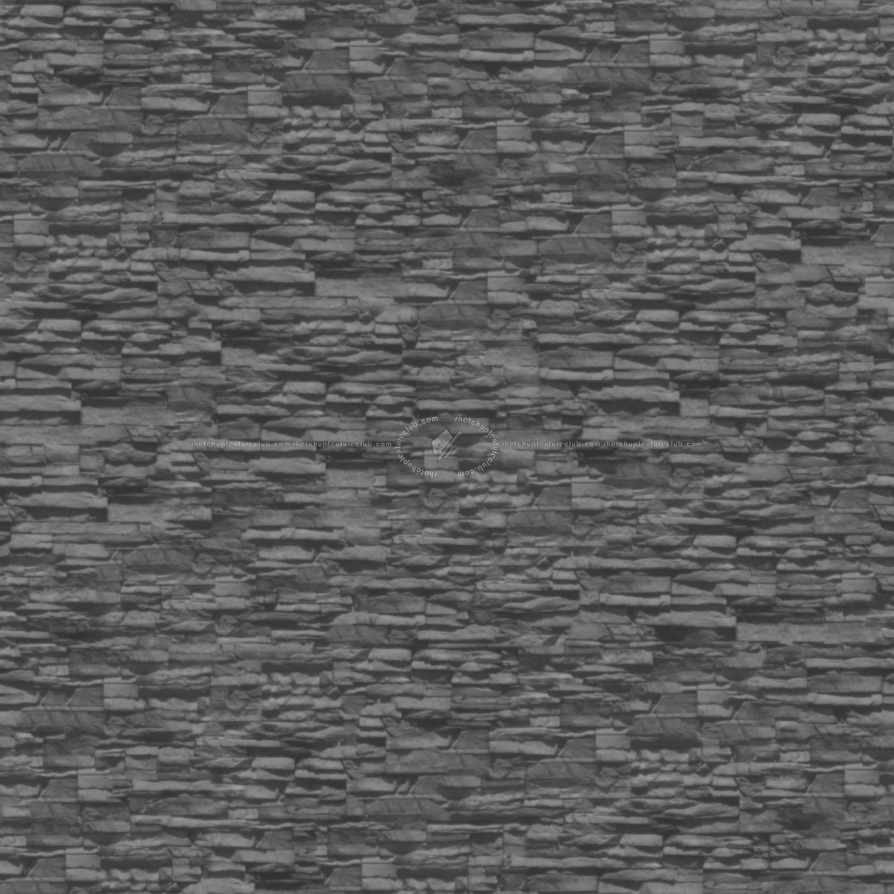 Textures   -   ARCHITECTURE   -   STONES WALLS   -   Claddings stone   -   Stacked slabs  - Stacked slabs walls stone texture seamless 08135 - Displacement