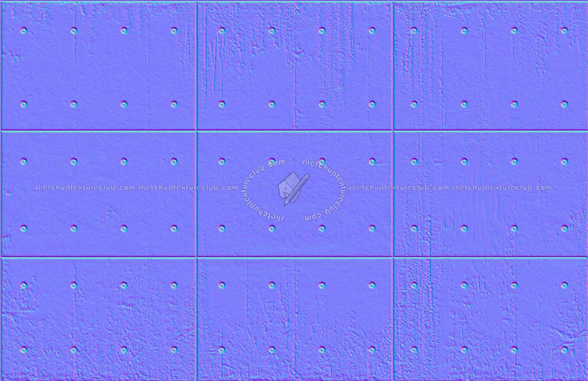 Textures   -   ARCHITECTURE   -   CONCRETE   -   Plates   -   Tadao Ando  - Tadao ando concrete plates seamless 01816 - Normal