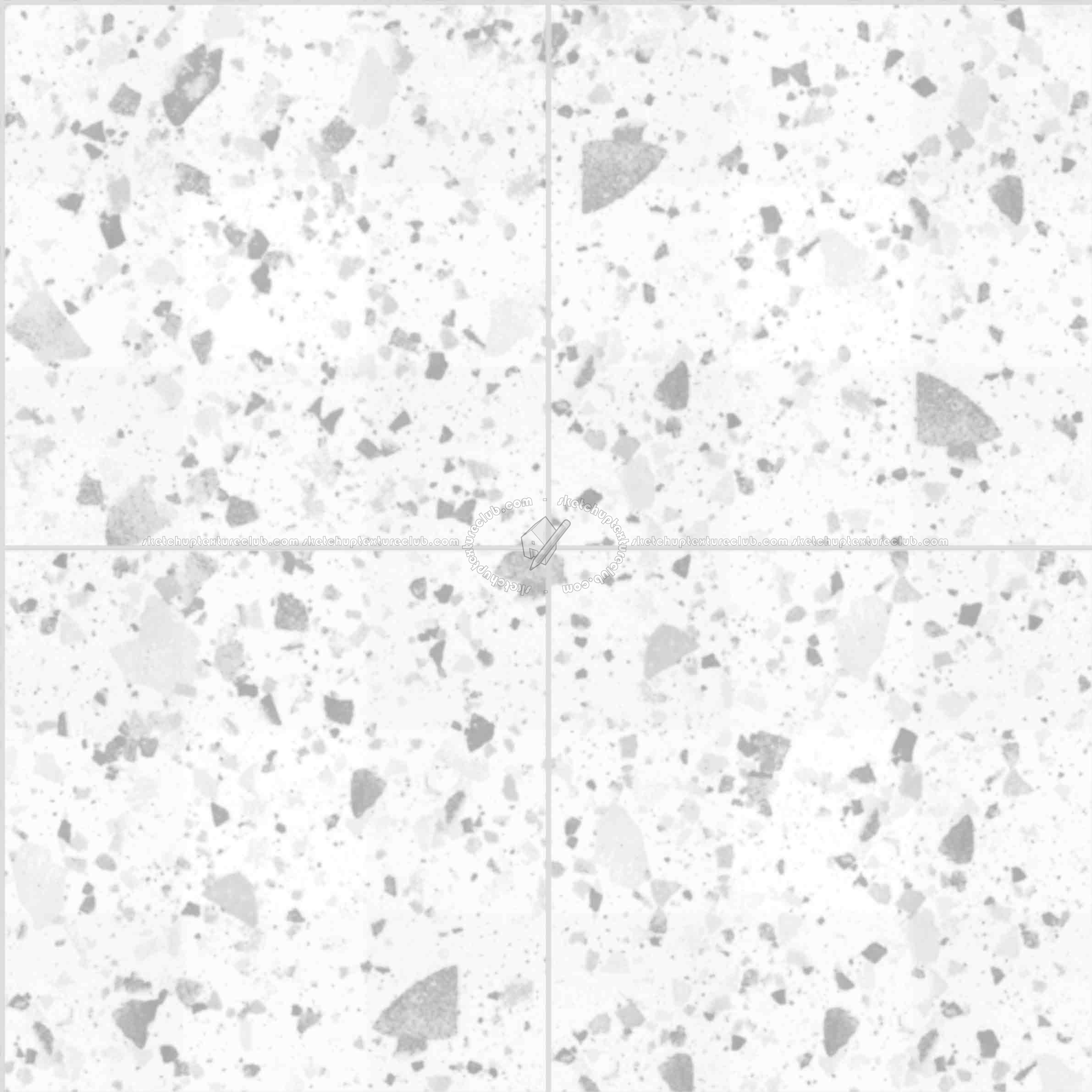 Textures   -   ARCHITECTURE   -   TILES INTERIOR   -   Terrazzo  - terrazzo floor tile PBR texture seamless 21477 - Ambient occlusion