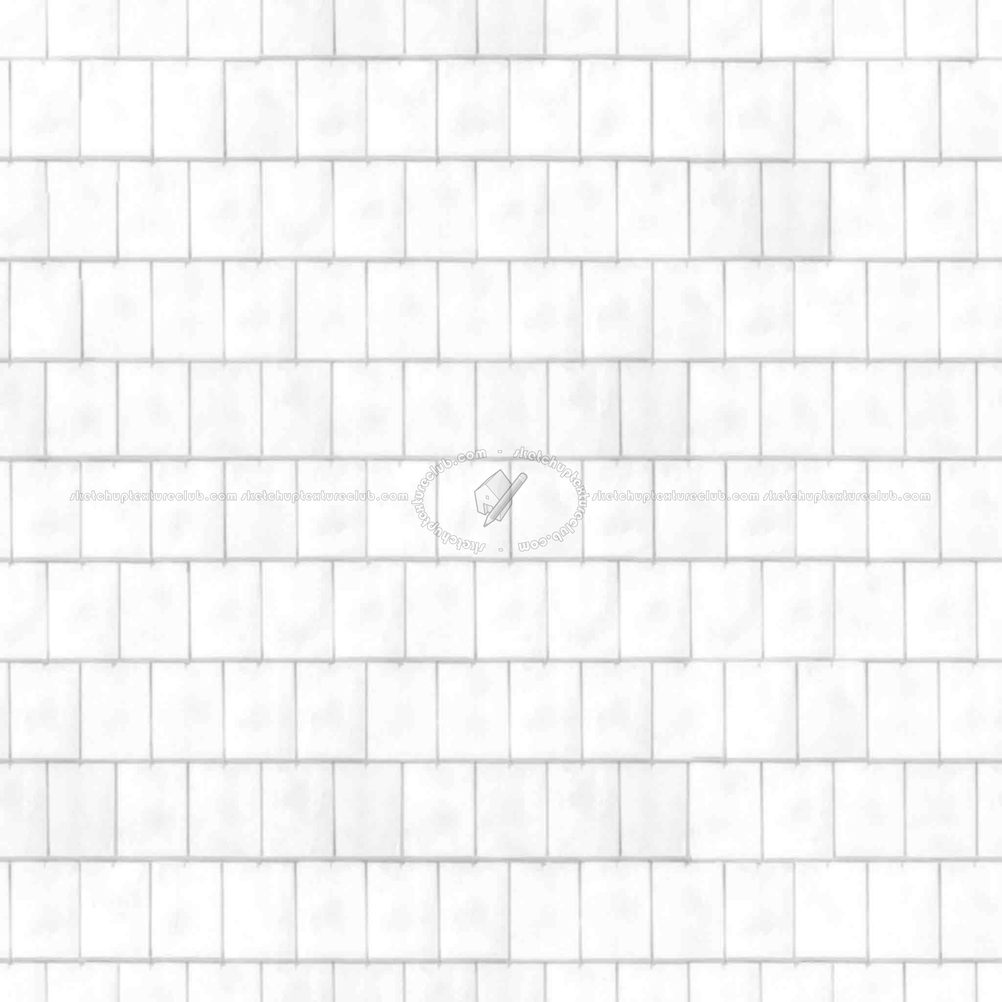 Textures   -   ARCHITECTURE   -   ROOFINGS   -   Clay roofs  - Clay roofing Gauloise texture seamless 03359 - Ambient occlusion