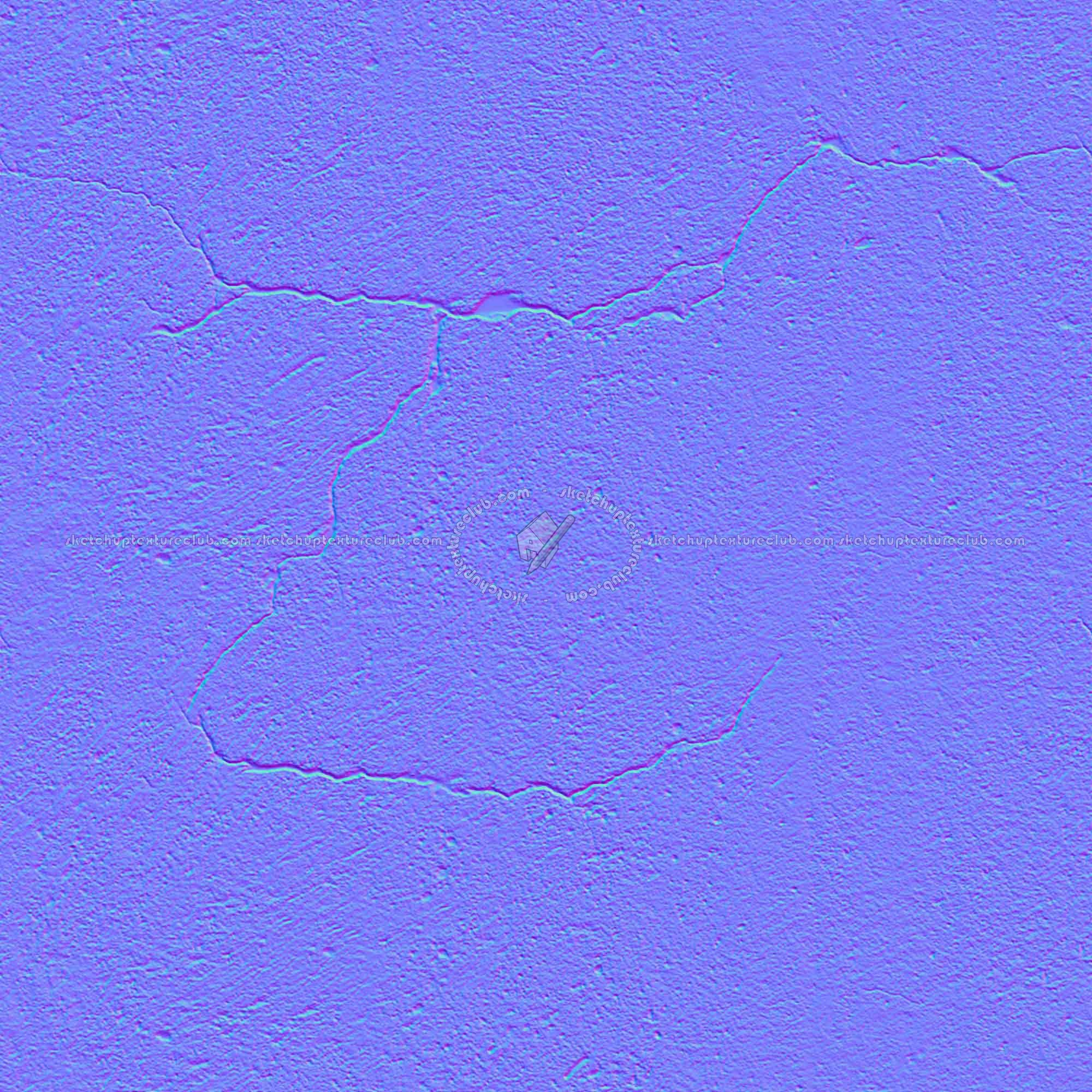 Textures   -   ARCHITECTURE   -   CONCRETE   -   Bare   -   Damaged walls  - Concrete bare damaged texture seamless 01379 - Normal