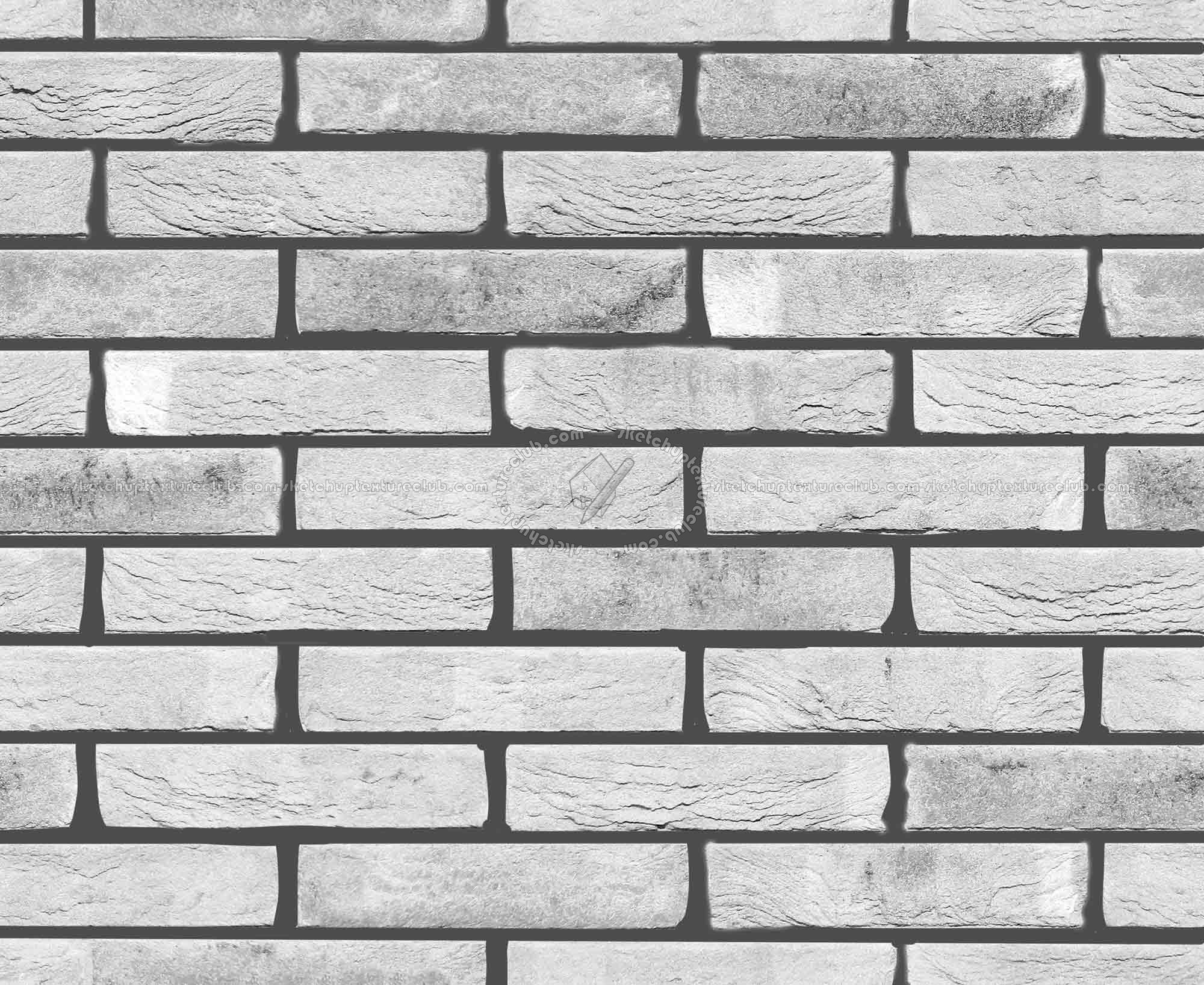 Textures   -   ARCHITECTURE   -   BRICKS   -   Facing Bricks   -   Rustic  - Rustic bricks texture seamless 00193 - Bump