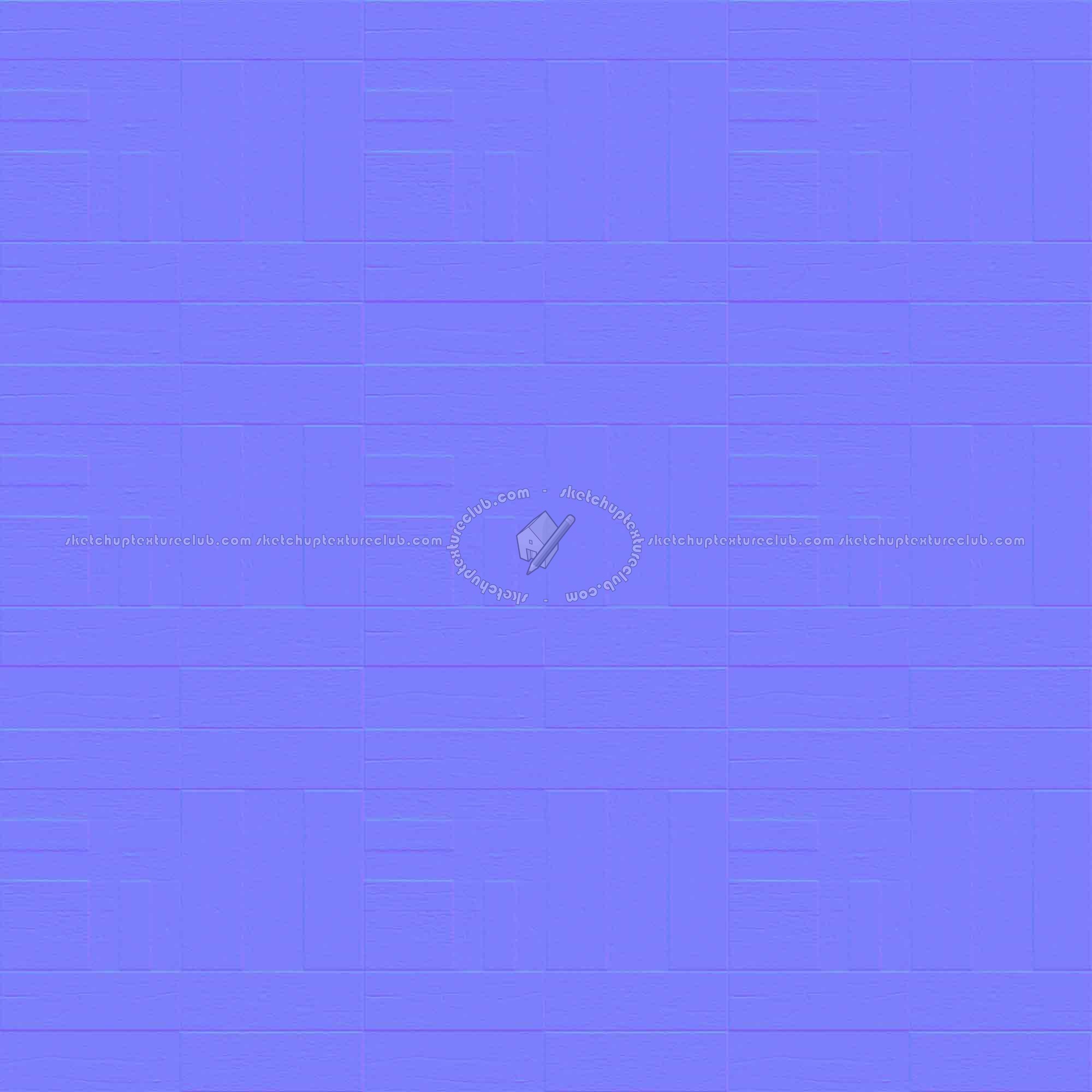 Textures   -   ARCHITECTURE   -   WOOD FLOORS   -   Parquet square  - Wood flooring square texture seamless 05406 - Normal