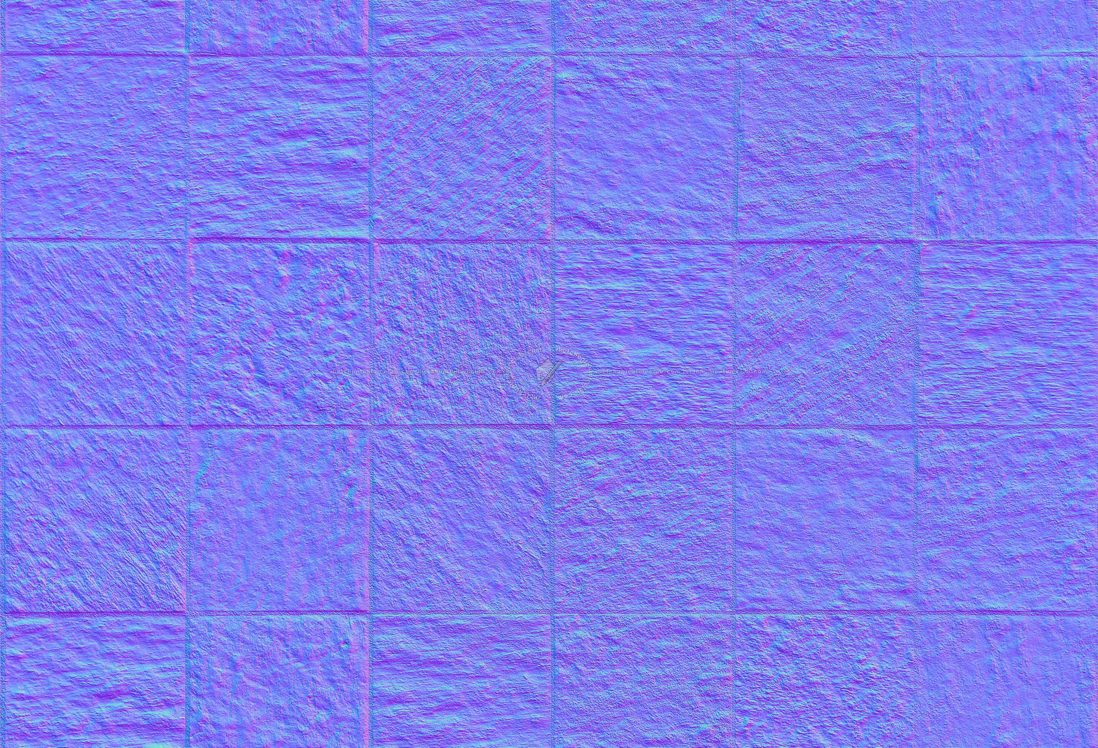 Textures   -   ARCHITECTURE   -   PAVING OUTDOOR   -   Pavers stone   -   Blocks regular  - Slate paving outdoor texture seamless 19667 - Normal