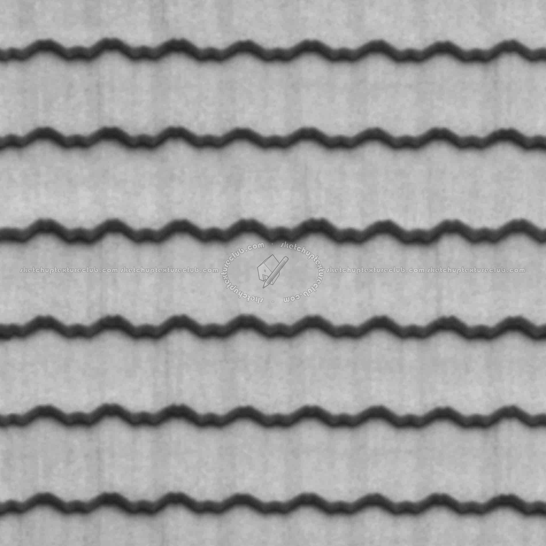 Textures   -   ARCHITECTURE   -   ROOFINGS   -   Clay roofs  - Clay roof texture seamless 19579 - Displacement