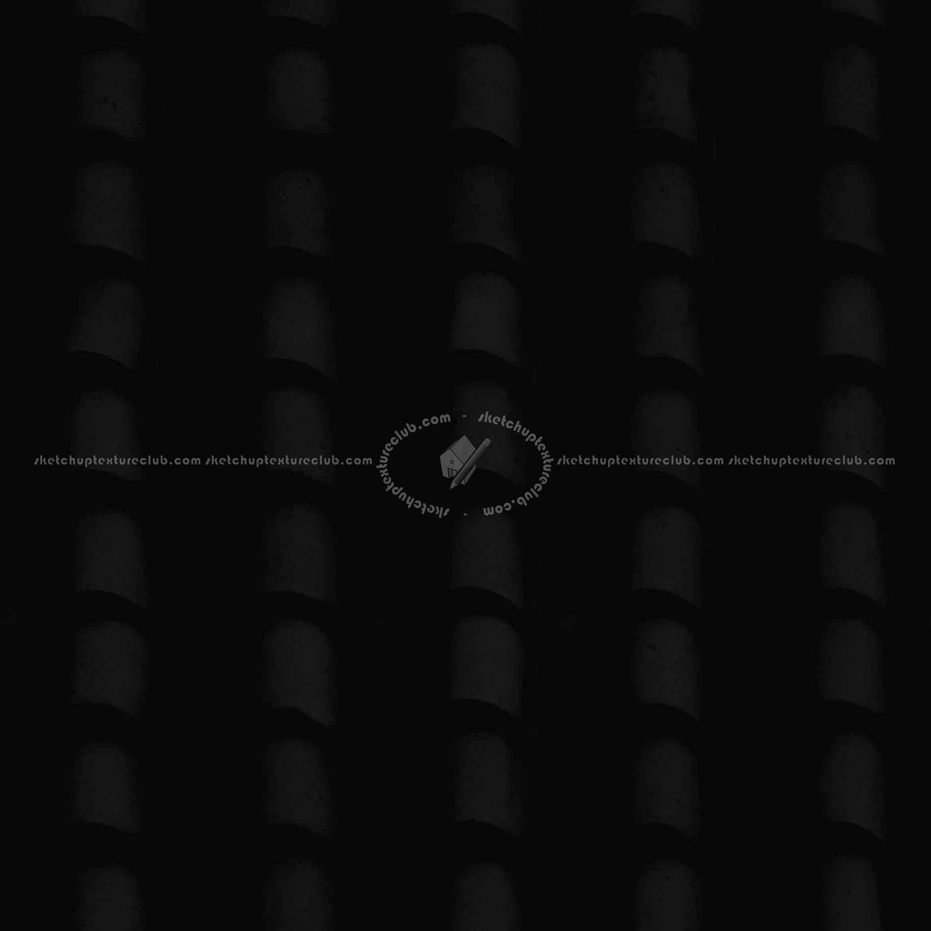 Textures   -   ARCHITECTURE   -   ROOFINGS   -   Clay roofs  - Clay roof texture seamless 19581 - Specular