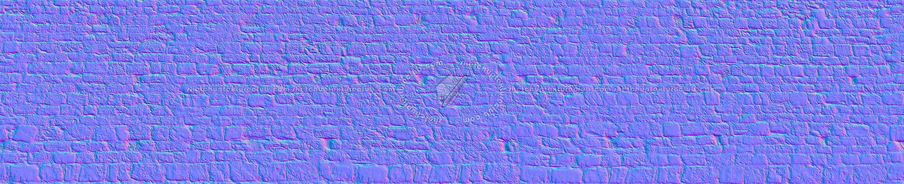 Textures   -   ARCHITECTURE   -   STONES WALLS   -   Stone walls  - 12th century italian wall stone texture seamless 2 17344 - Normal