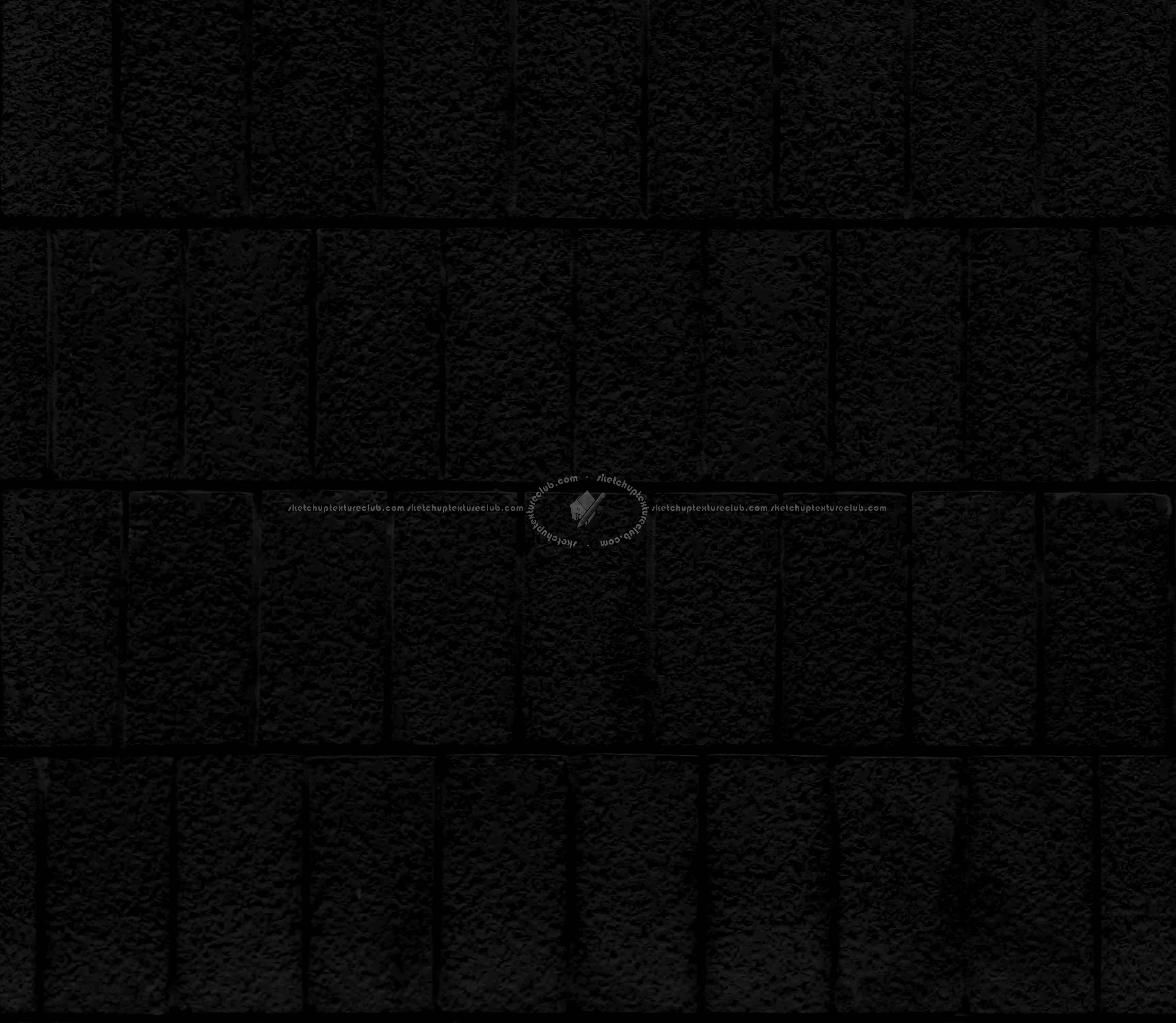 Textures   -   ARCHITECTURE   -   BRICKS   -   Facing Bricks   -   Rustic  - Wall cladding rustic bricks texture seamless 19367 - Specular