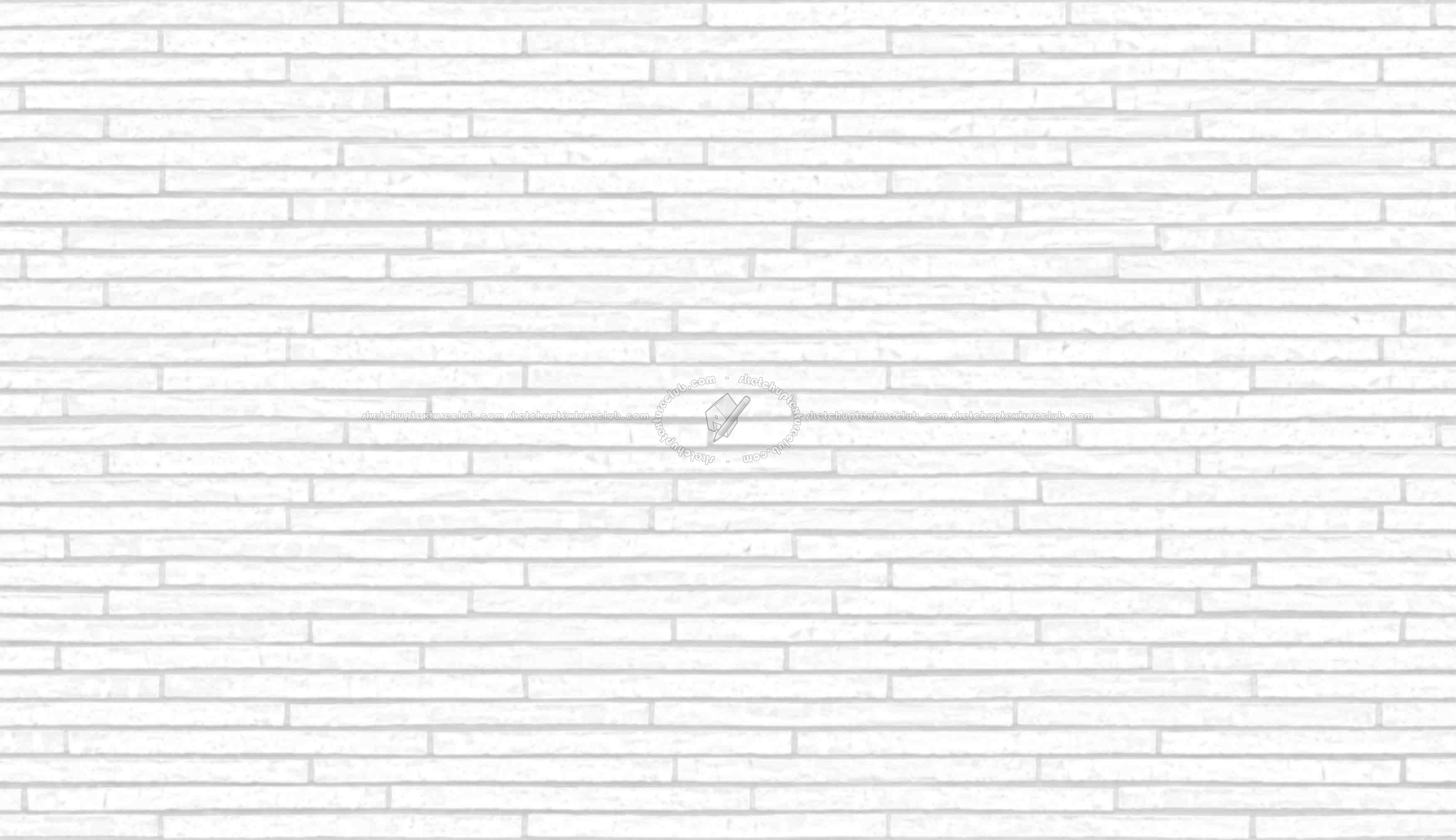 Textures   -   ARCHITECTURE   -   WALLS TILE OUTSIDE  - Clay bricks wall cladding PBR texture seamless 21721 - Ambient occlusion