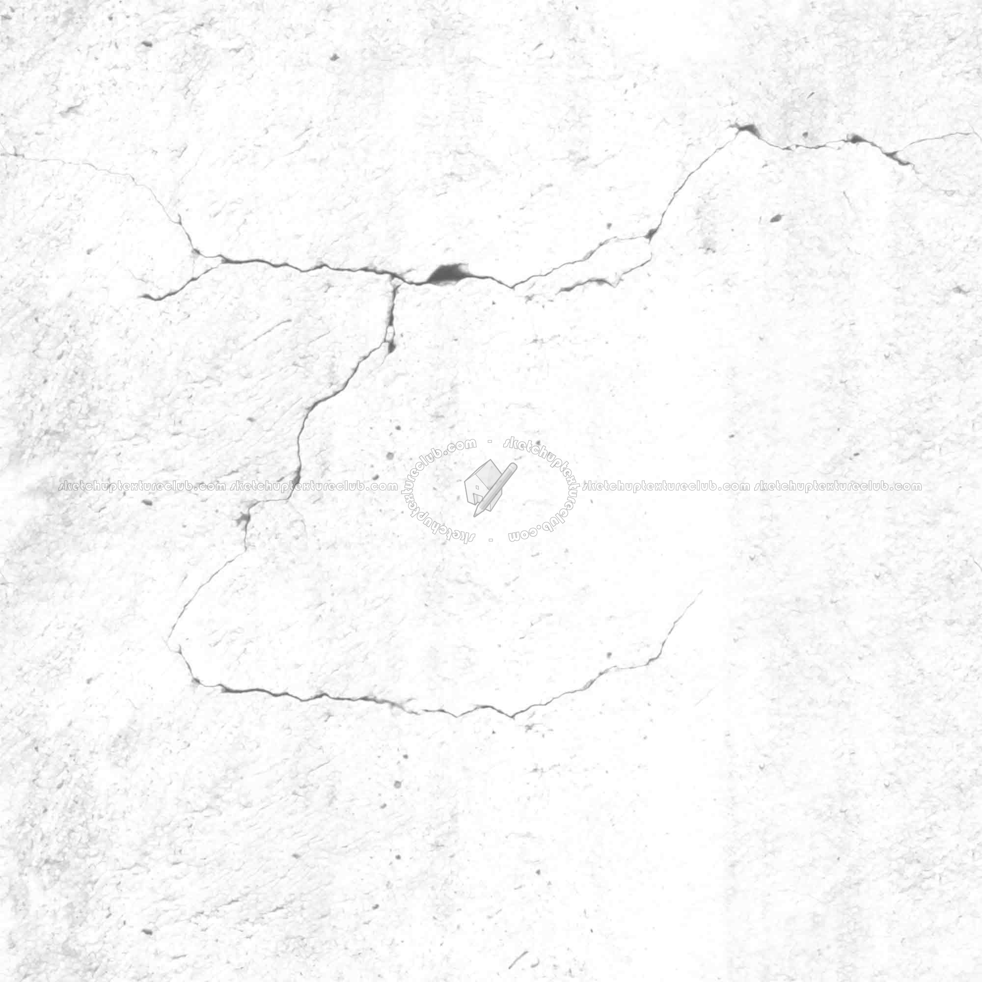 Textures   -   ARCHITECTURE   -   CONCRETE   -   Bare   -   Damaged walls  - Concrete bare damaged texture seamless 01380 - Ambient occlusion