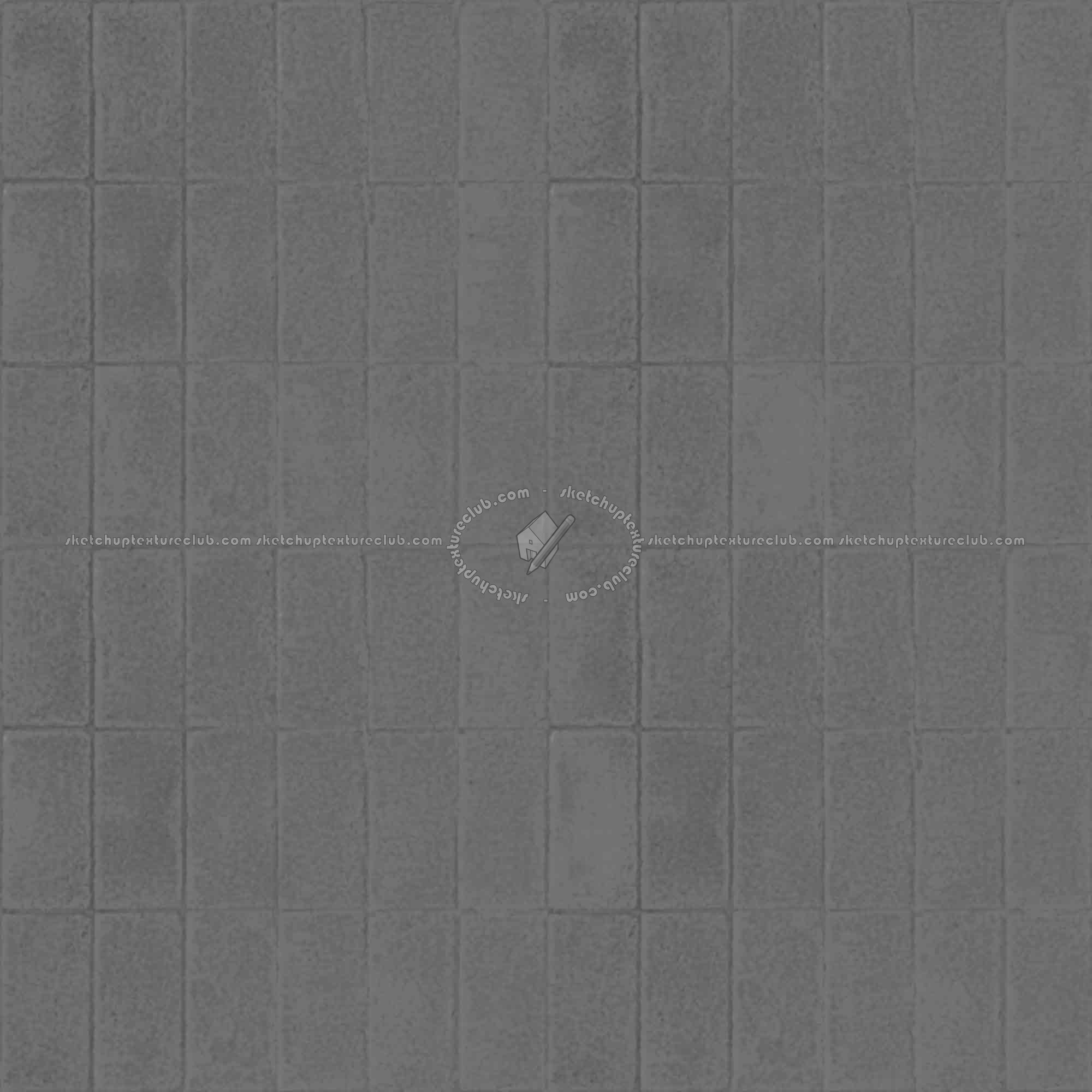 Textures   -   ARCHITECTURE   -   CONCRETE   -   Plates   -   Dirty  - Dirt cinder block texture seamless 01733 - Displacement