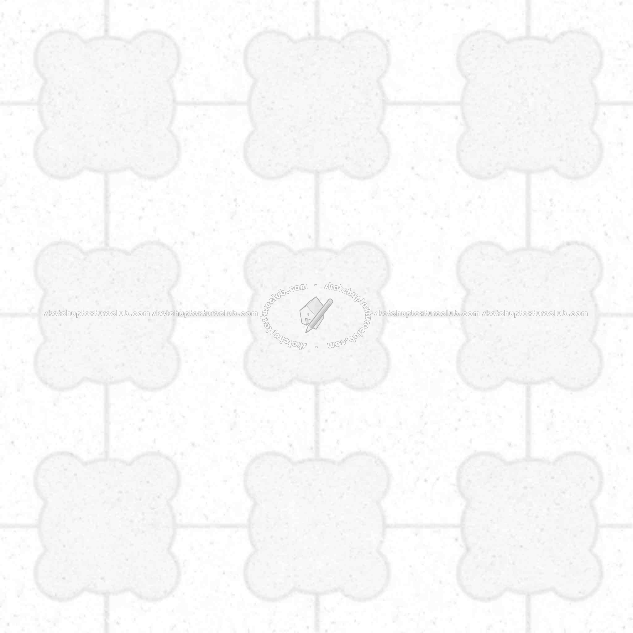 Textures   -   ARCHITECTURE   -   PAVING OUTDOOR   -   Concrete   -   Blocks mixed  - Paving concrete mixed size texture seamless 05582 - Ambient occlusion