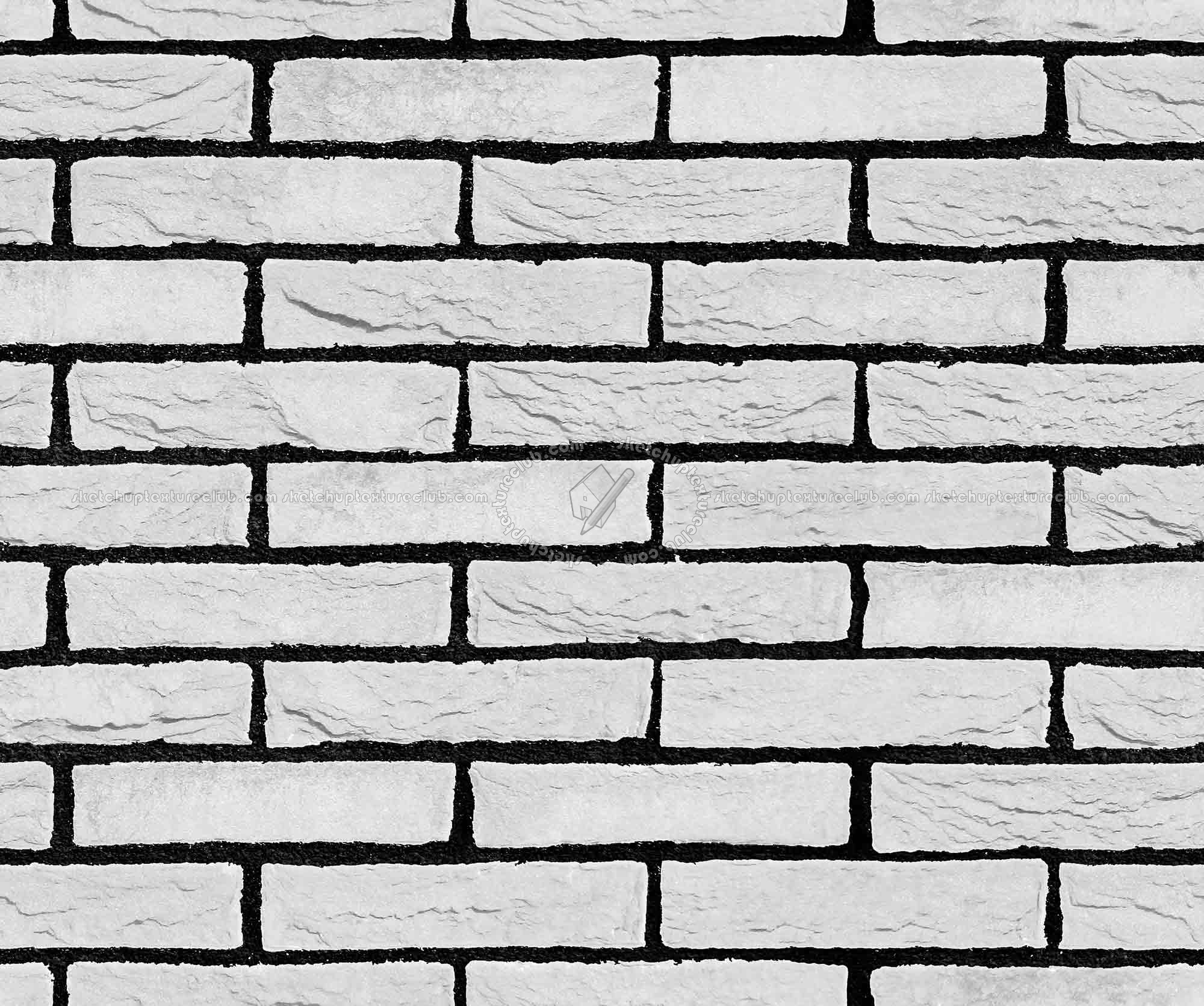 Textures   -   ARCHITECTURE   -   BRICKS   -   Facing Bricks   -   Rustic  - Rustic bricks texture seamless 00194 - Bump