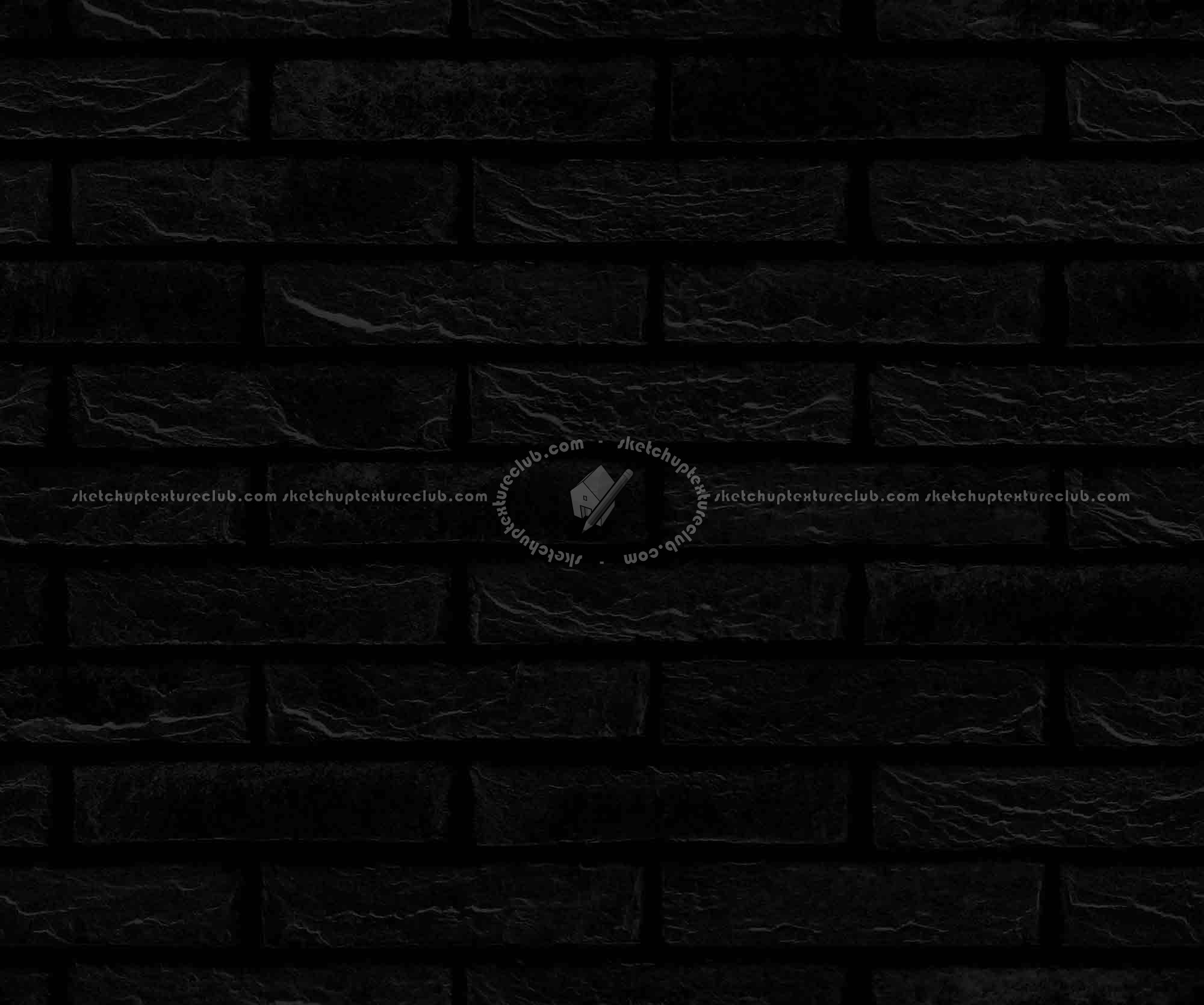Textures   -   ARCHITECTURE   -   BRICKS   -   Facing Bricks   -   Rustic  - Rustic bricks texture seamless 00194 - Specular