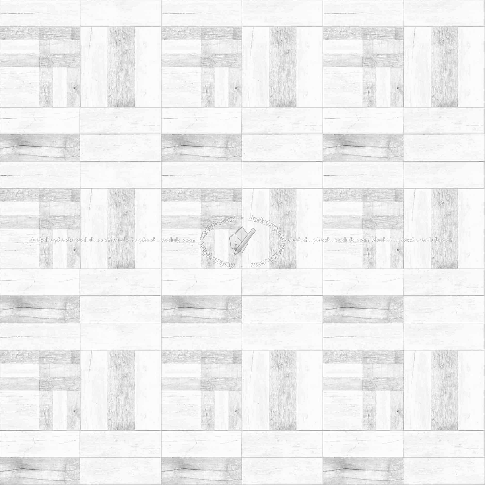 Textures   -   ARCHITECTURE   -   WOOD FLOORS   -   Parquet square  - Wood flooring square texture seamless 05407 - Ambient occlusion