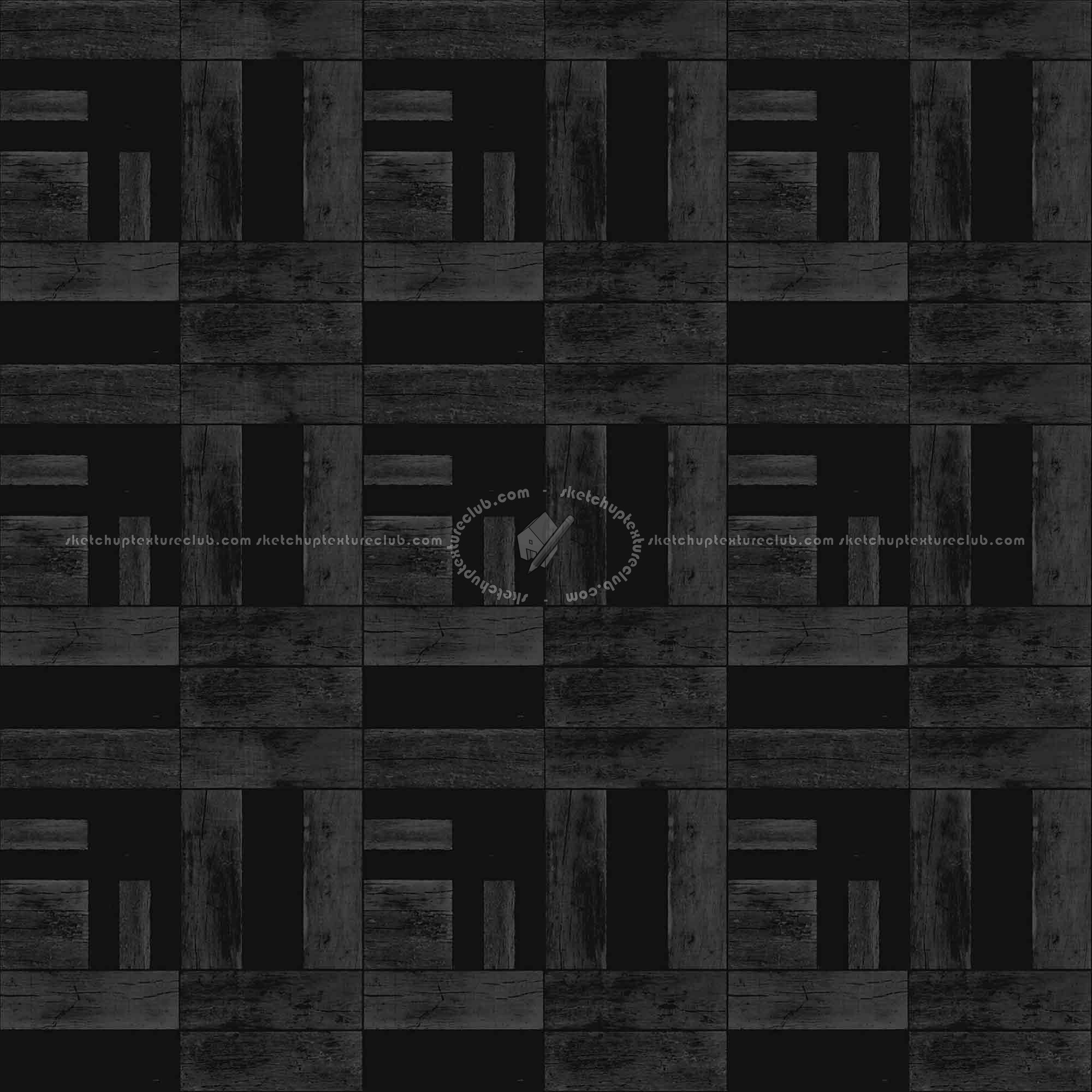 Textures   -   ARCHITECTURE   -   WOOD FLOORS   -   Parquet square  - Wood flooring square texture seamless 05407 - Specular