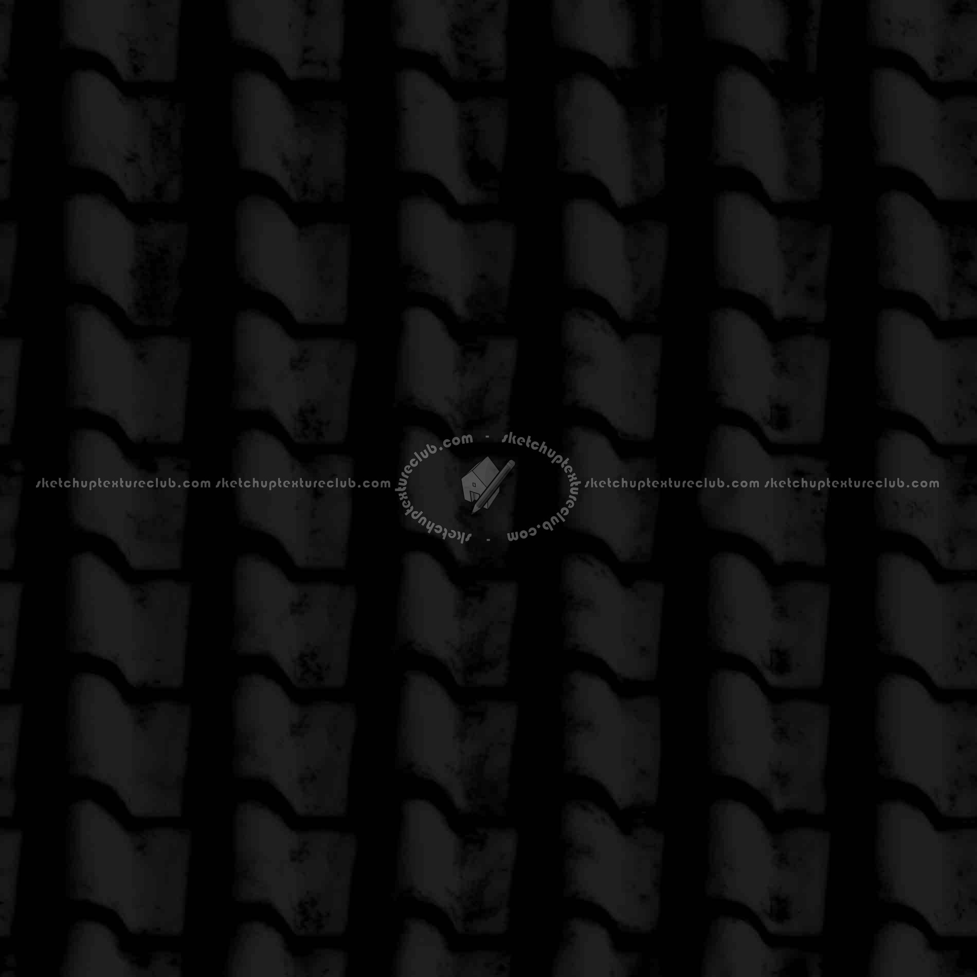 Textures   -   ARCHITECTURE   -   ROOFINGS   -   Clay roofs  - Clay roof texture seamless 19589 - Specular