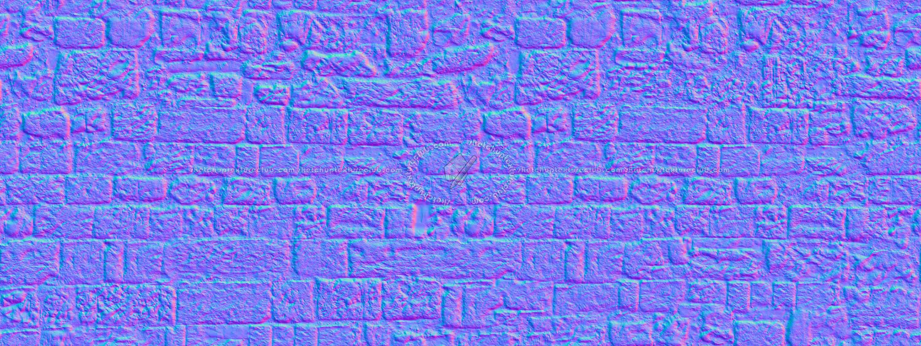 Textures   -   ARCHITECTURE   -   STONES WALLS   -   Stone walls  - Italy old wall stone texture seamless 18042 - Normal