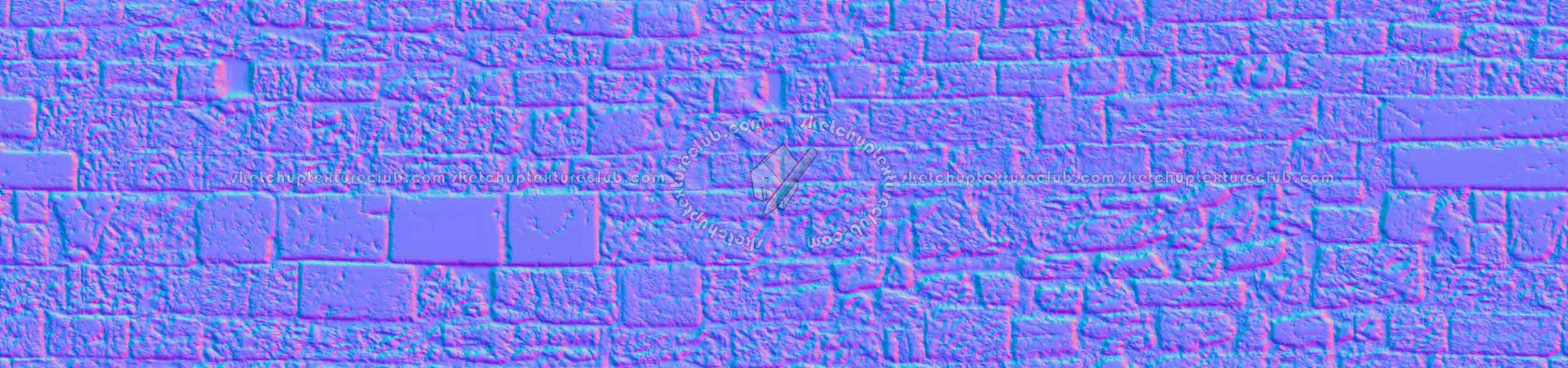 Textures   -   ARCHITECTURE   -   STONES WALLS   -   Stone walls  - Italy old wall stone texture seamless 18043 - Normal