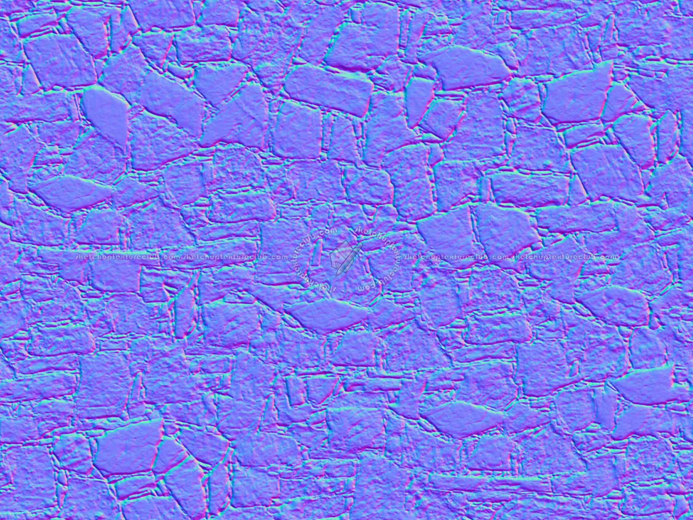 Textures   -   ARCHITECTURE   -   STONES WALLS   -   Stone walls  - Italy old wall stone texture seamless 19749 - Normal