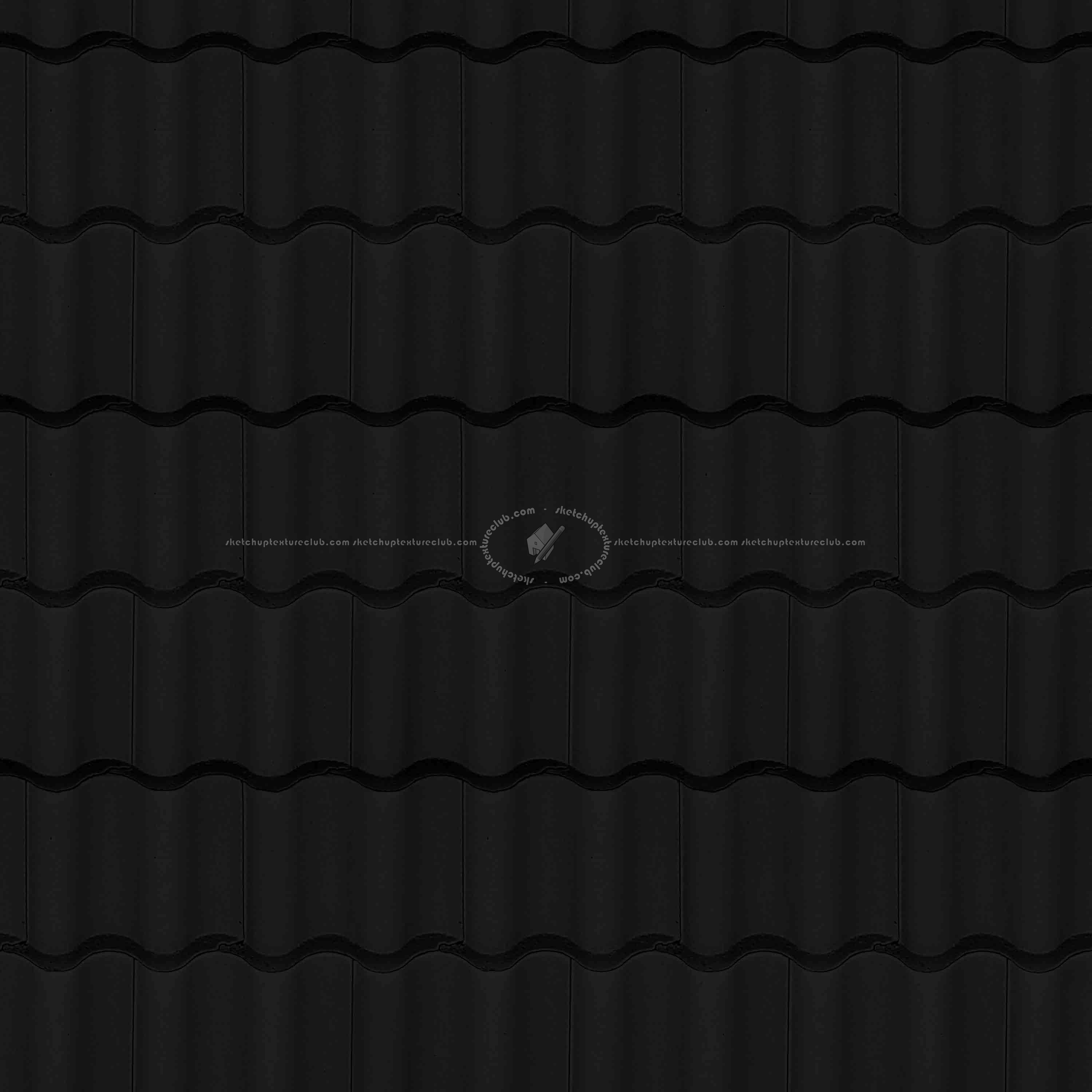 Textures   -   ARCHITECTURE   -   ROOFINGS   -   Clay roofs  - White clay roof texture seamless 20922 - Specular