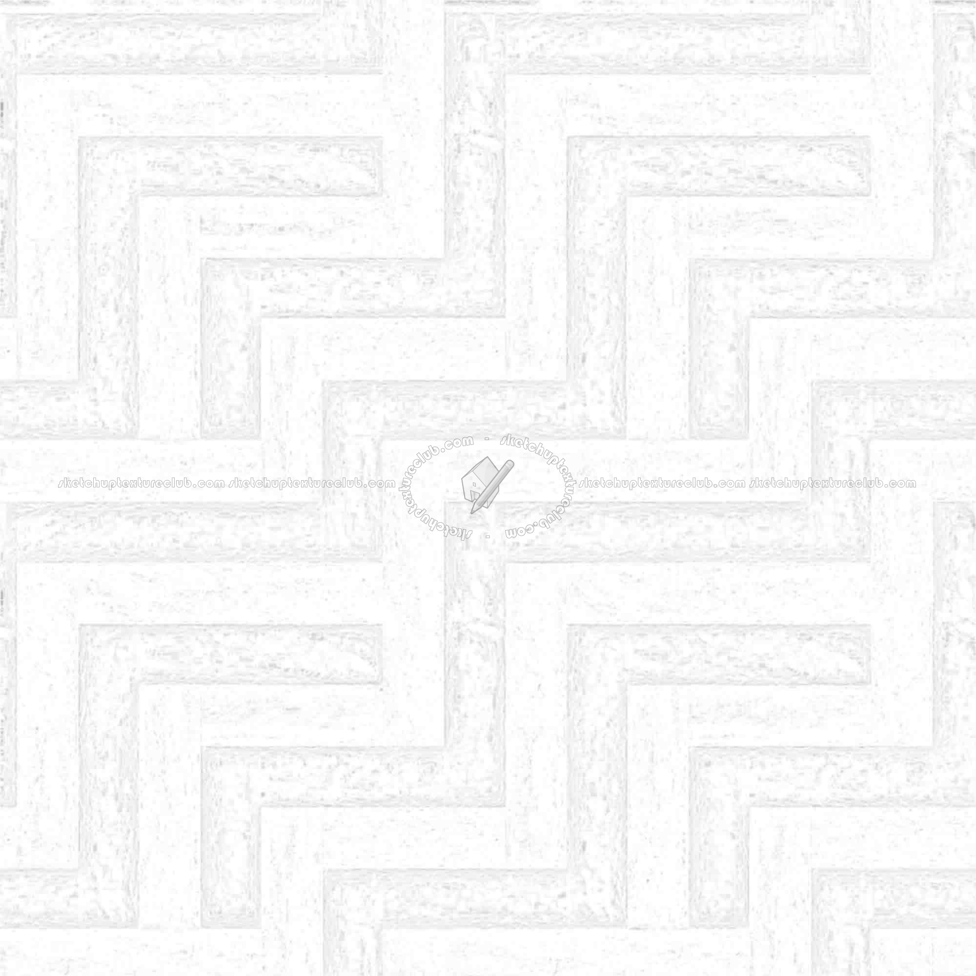 Textures   -   ARCHITECTURE   -   TILES INTERIOR   -   Marble tiles   -   Marble geometric patterns  - Black and white marble tile texture seamless 21137 - Ambient occlusion