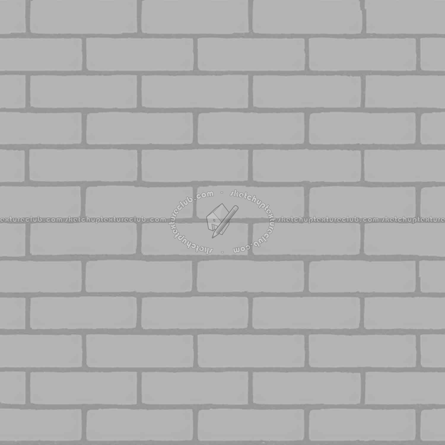 Textures   -   ARCHITECTURE   -   BRICKS   -   Facing Bricks   -   Smooth  - Facing smooth bricks texture seamless 00271 - Displacement