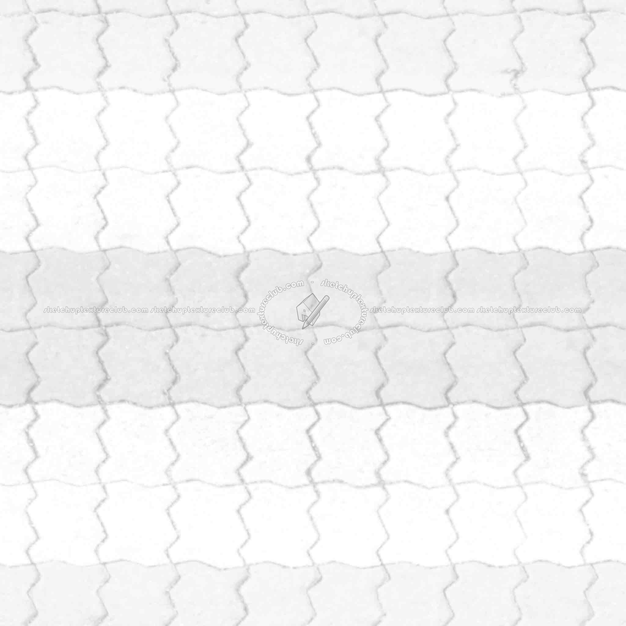 Textures   -   ARCHITECTURE   -   PAVING OUTDOOR   -   Concrete   -   Blocks regular  - Paving outdoor concrete regular block texture seamless 05647 - Ambient occlusion