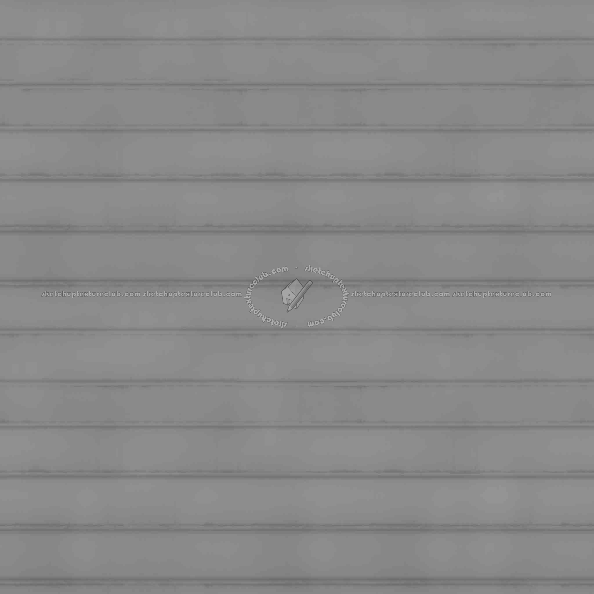 Textures   -   MATERIALS   -   METALS   -   Corrugated  - Rusted painted corrugated metal texture seamless 09939 - Displacement