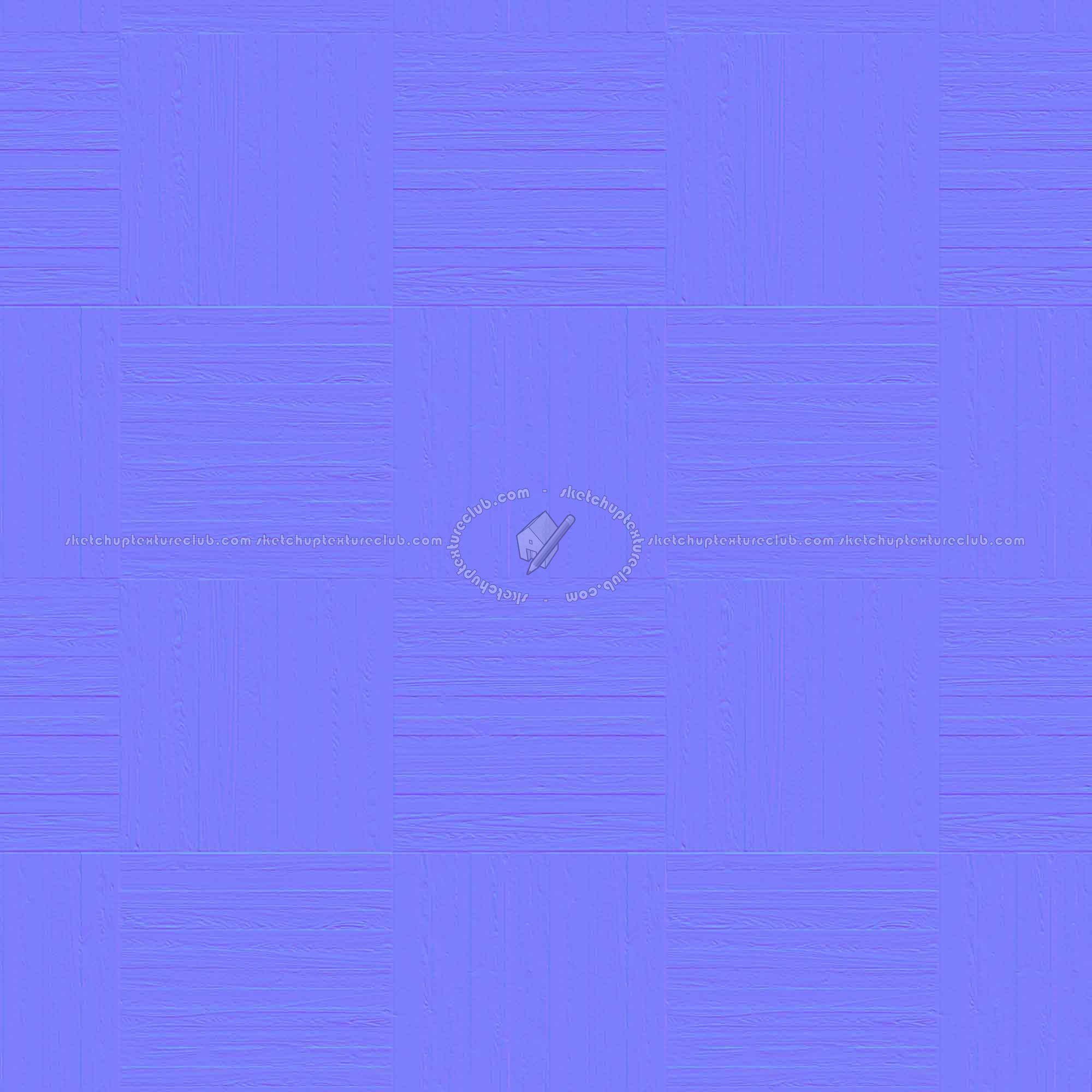 Textures   -   ARCHITECTURE   -   WOOD FLOORS   -   Parquet square  - Wood flooring square texture seamless 05408 - Normal