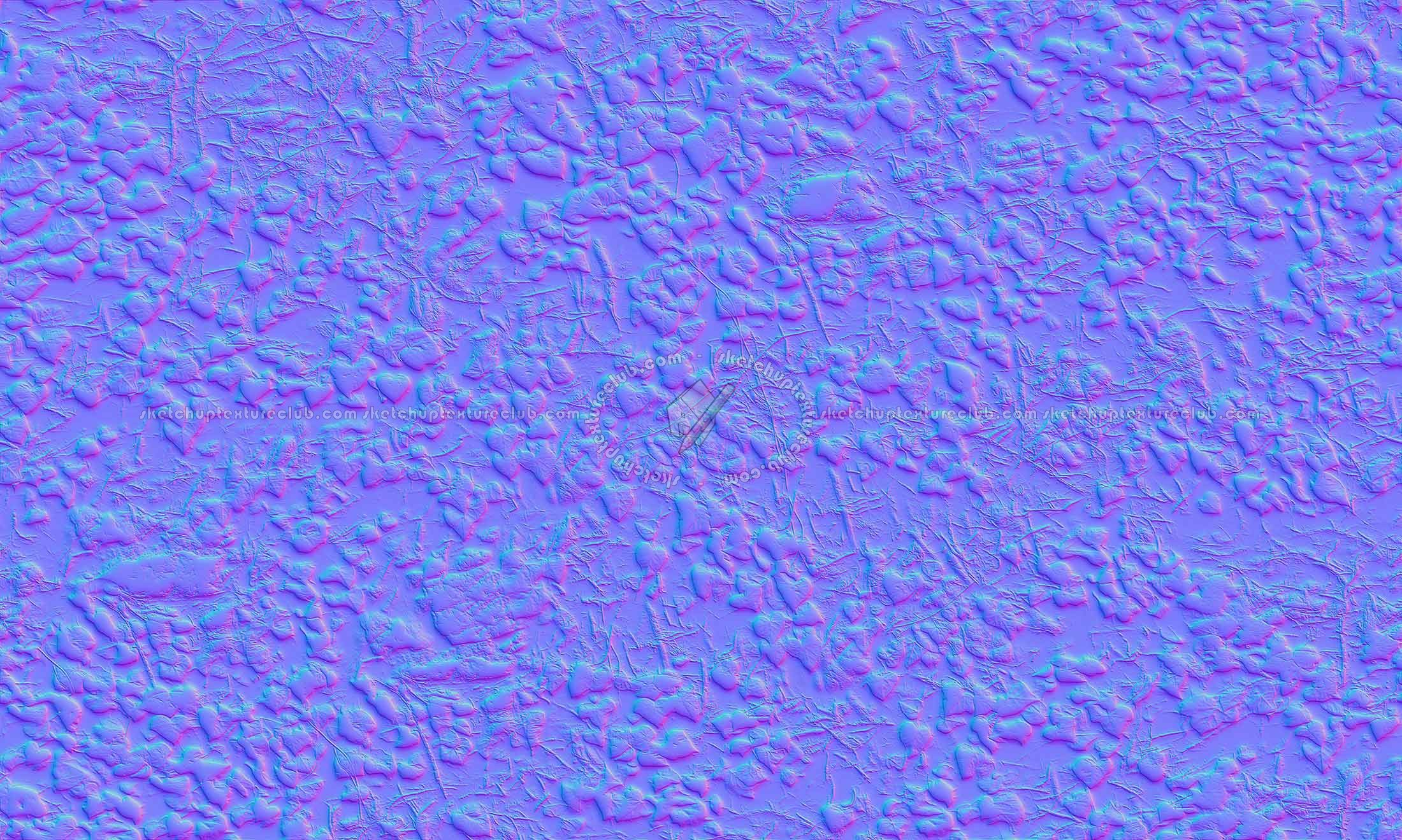 Textures   -   ARCHITECTURE   -   STONES WALLS   -   Stone walls  - Old wall stone with ivy texture seamless 20204 - Normal