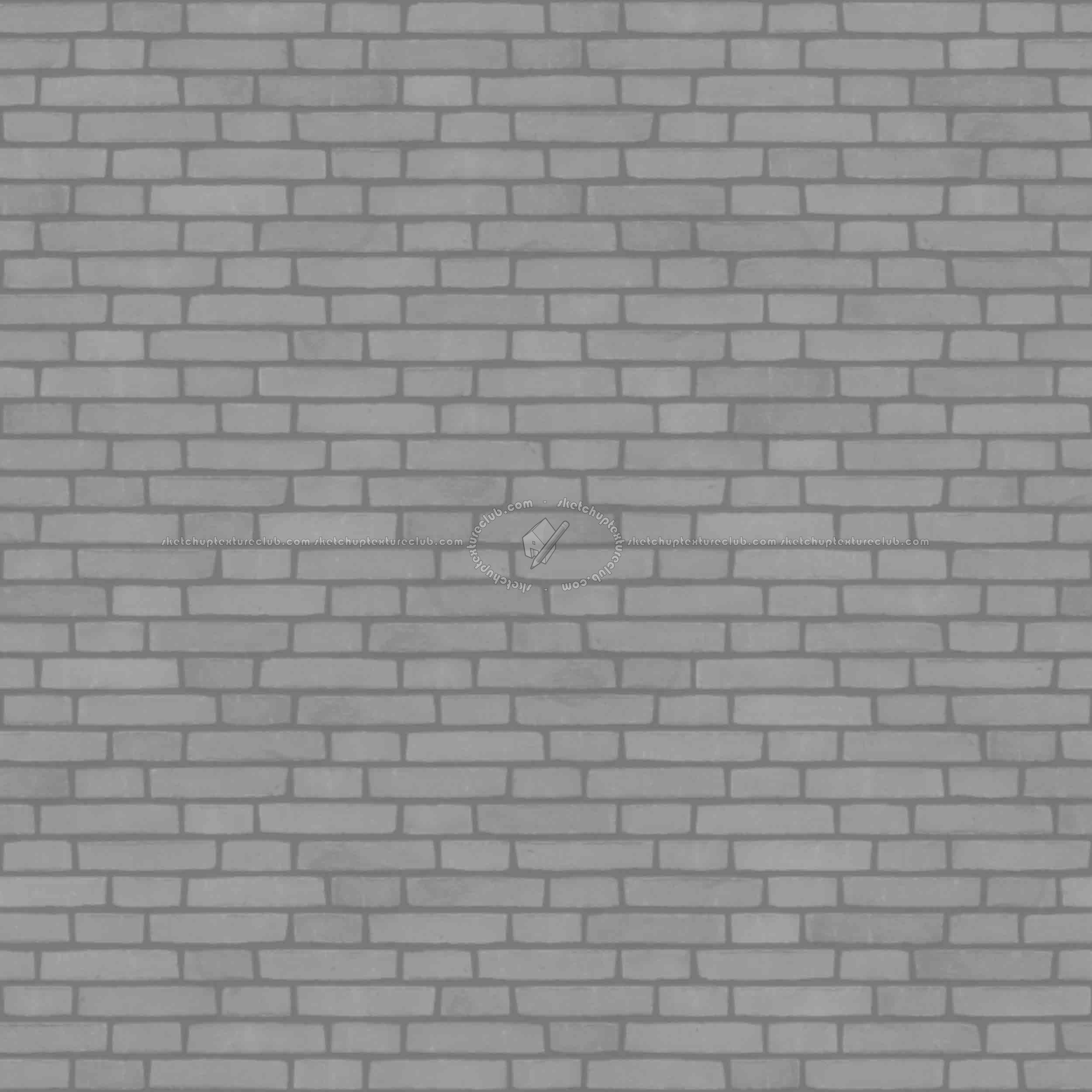 Textures   -   ARCHITECTURE   -   BRICKS   -   Facing Bricks   -   Rustic  - rustic bricks PBR texture seamless 21735 - Displacement