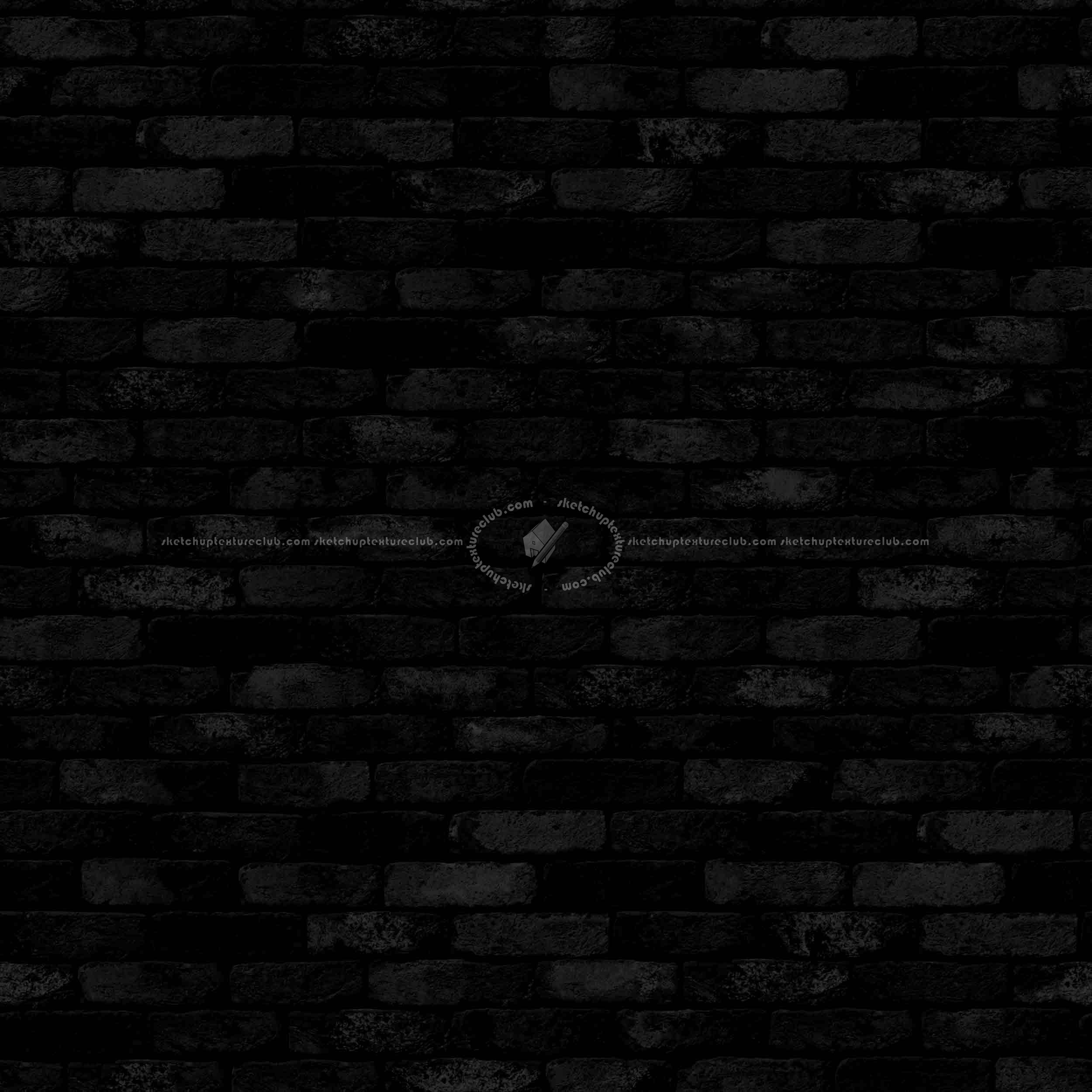 Textures   -   ARCHITECTURE   -   BRICKS   -   Facing Bricks   -   Rustic  - rustic bricks PBR texture seamless 21740 - Specular