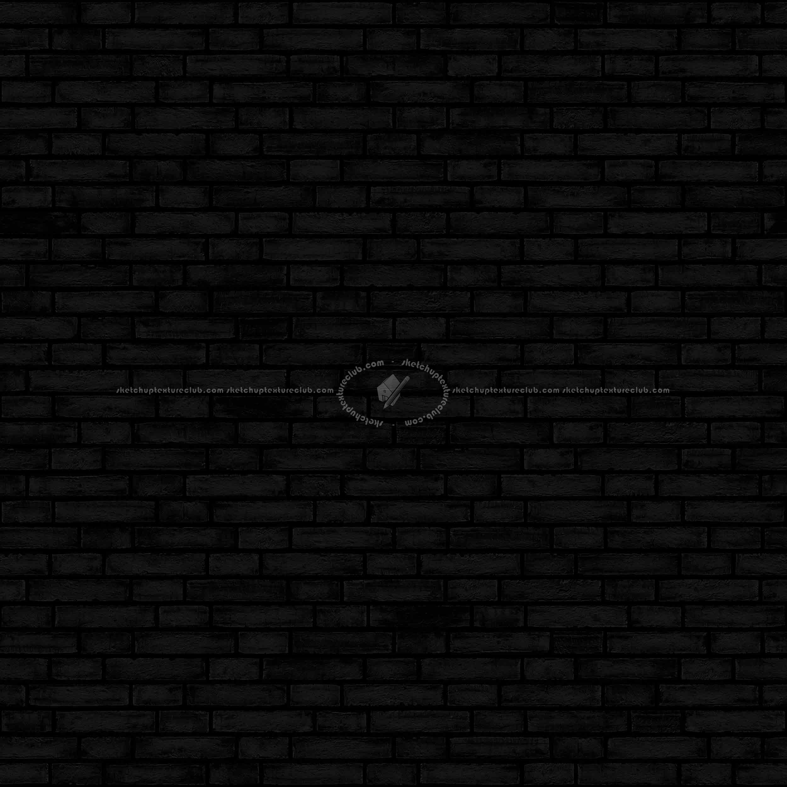 Textures   -   ARCHITECTURE   -   BRICKS   -   Facing Bricks   -   Rustic  - Rustic brick wall PBR texture seamless 22025 - Specular